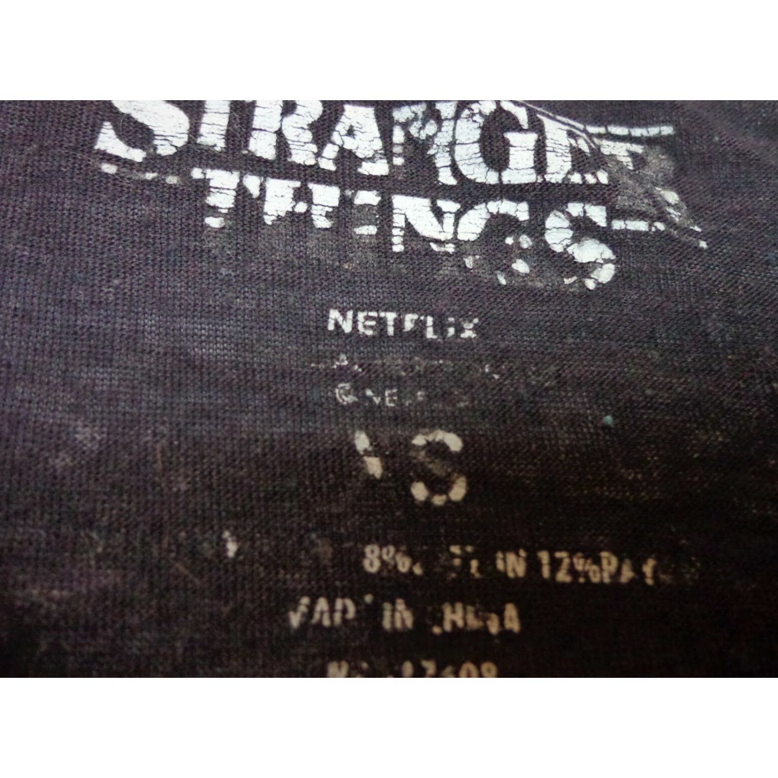 Vintage Stranger Things Black T Shirt XS Womens Short Sleeve Crew Neck Size XS / US 0-2 / IT 36-38 - 2 Thumbnail