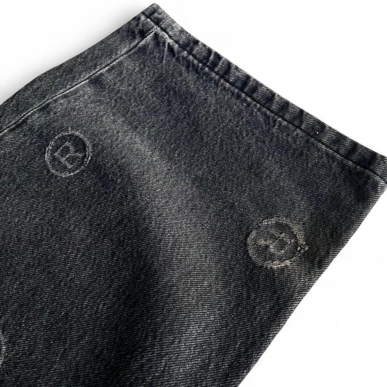 Martine Rose "R" logo print straight leg jeans Size US 34 / EU 50 - 6 Thumbnail
