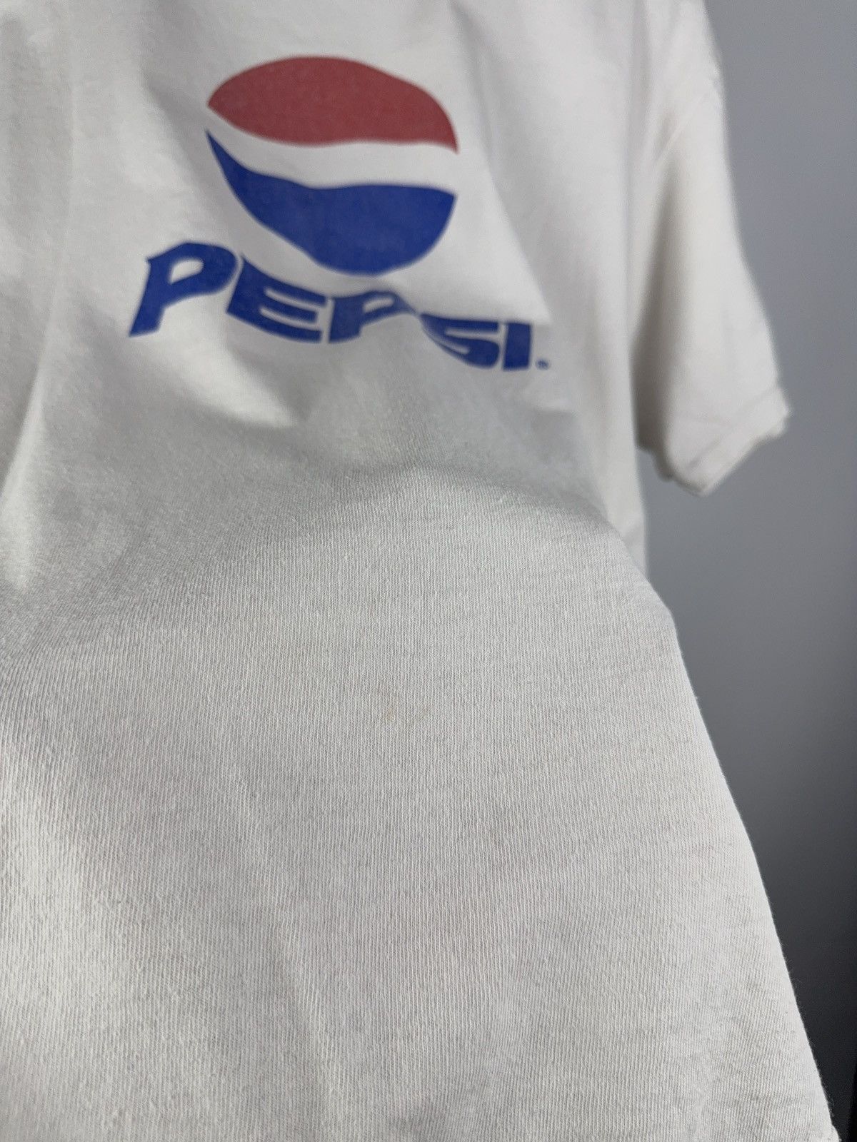Pepsi × Vintage Rare 90s Vintage Pepsi Cola Logo Tee USA T Shirt Size US L / EU 52-54 / 3 - 3 Thumbnail