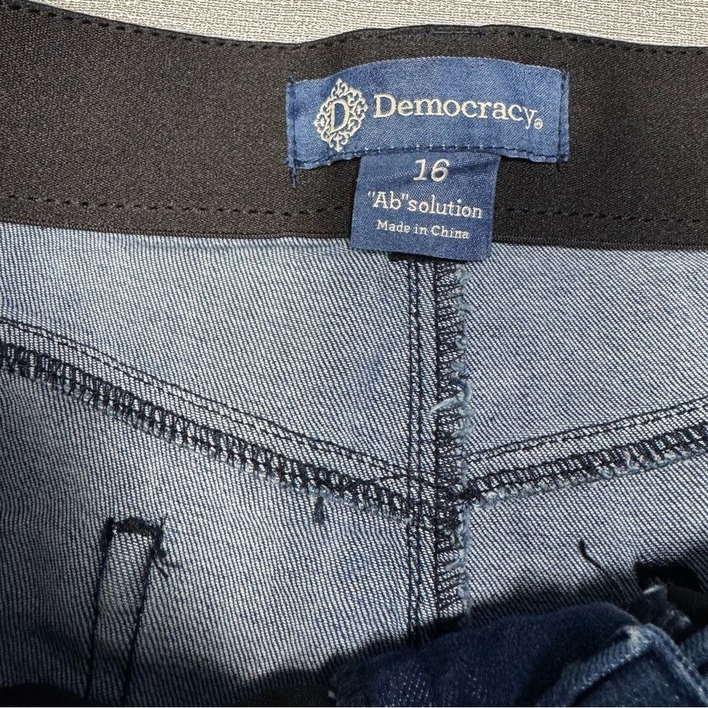 Other NWT New Democracy AB Technology Blue Booty Lift Straight Le Size 38" / US 16 / IT 52 - 6 Thumbnail