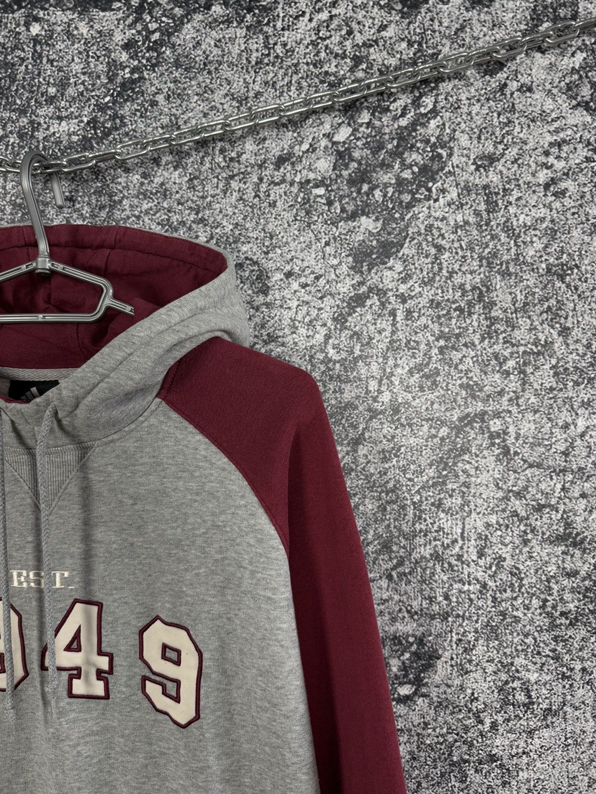 Adidas Adidas 1949 Vintage Hoodie Sweatshirt Streetwear Size L Size US L / EU 52-54 / 3 - 2 Thumbnail