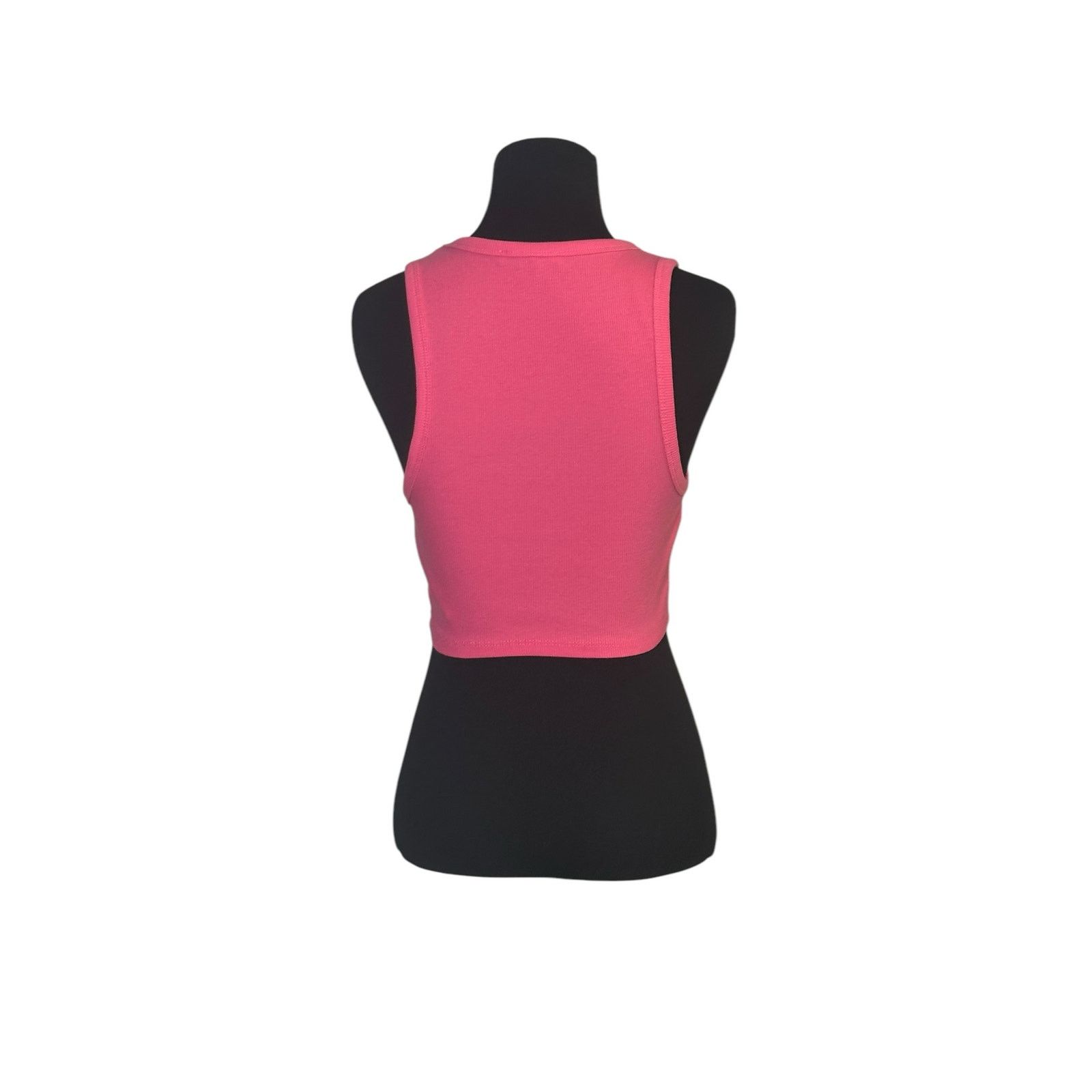 Zara Zara pink ribbed crop tank top size M Size M / US 6-8 / IT 42-44 - 12 Thumbnail
