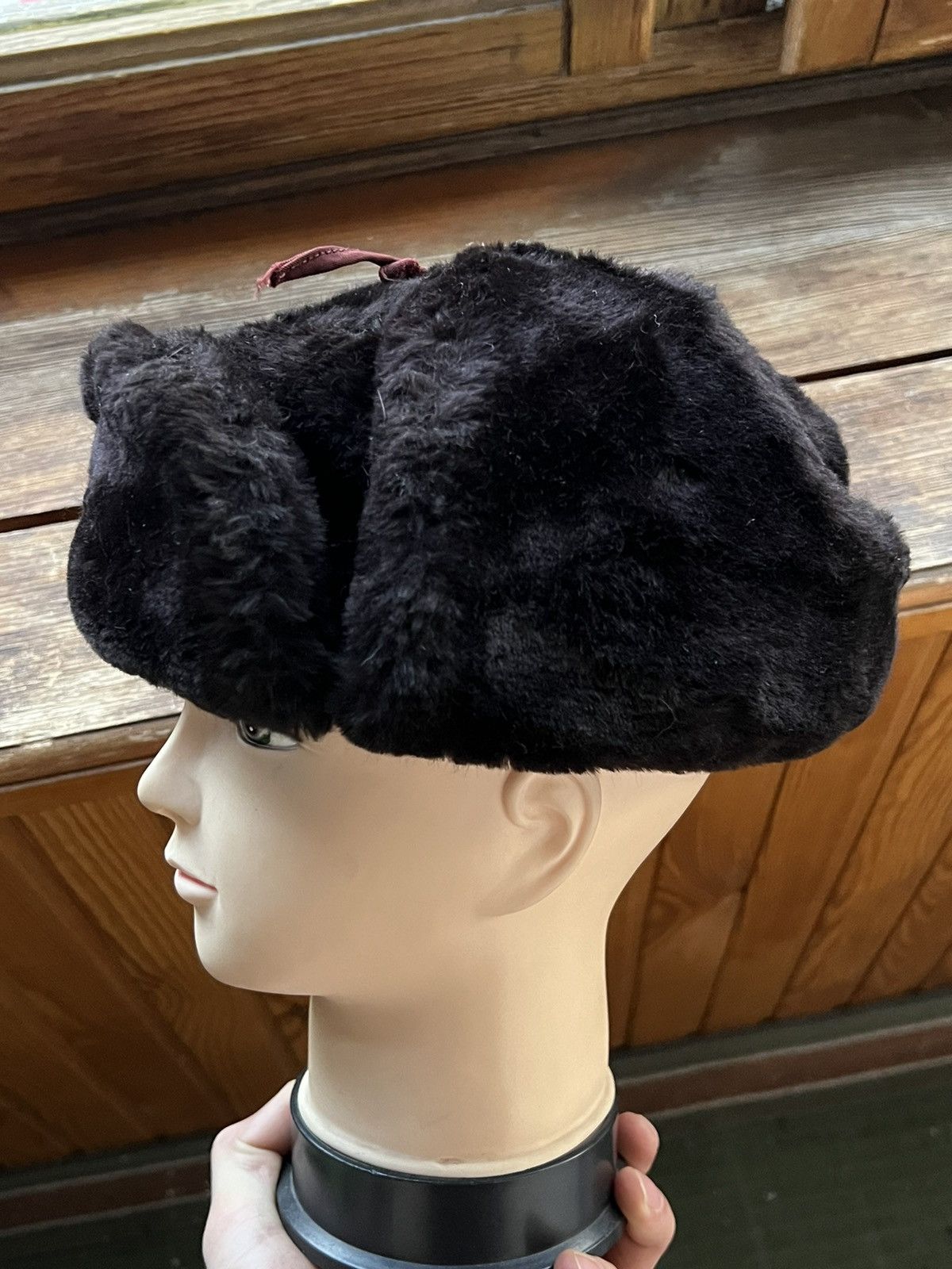 Vintage Y2K Faux Fur Ushanka Vintage Fuzzy Trapper Hat Huge Size ONE SIZE - 21 Thumbnail