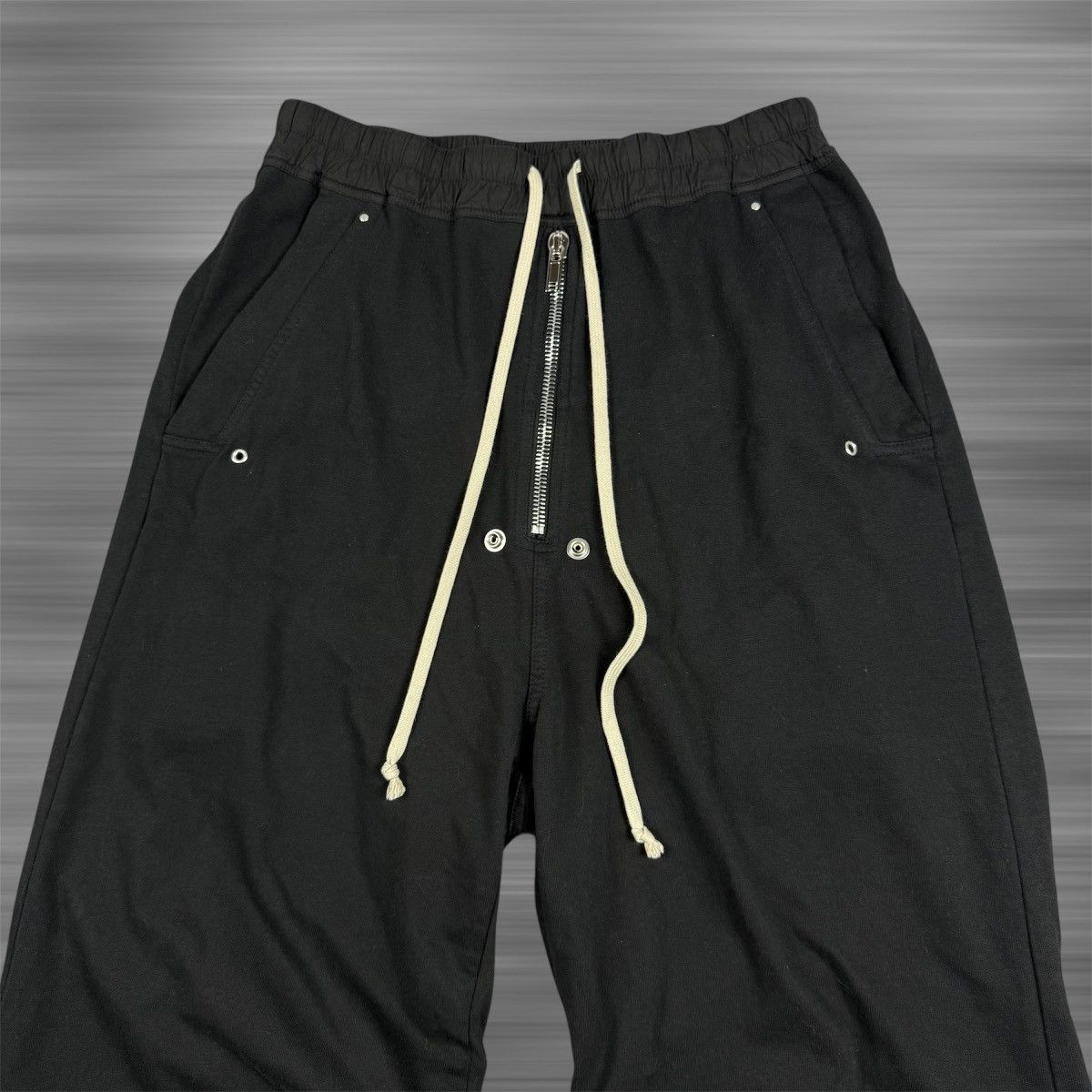 Rick Owens Rick Owens Flared ‘Bela’ Front Zip Sweat Pants Size US 32 / EU 48 - 2 Thumbnail