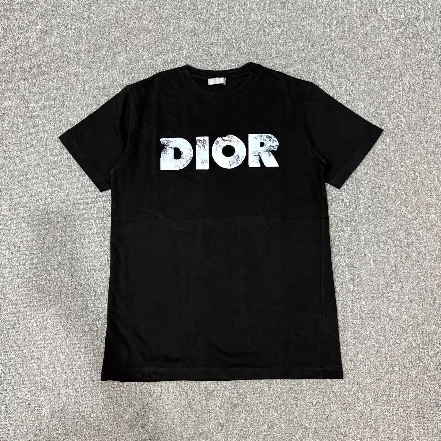 Dior Dior Black Logo Print Short-Sleeve Tee XS Size US XS / EU 42 / 0 - 1 Thumbnail