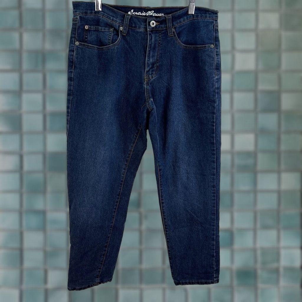 Eddie Bauer Eddie Bauer Lined Straight Denim Jeans Mens SZ 32 Blue Size US 32 / EU 48 - 1 Thumbnail