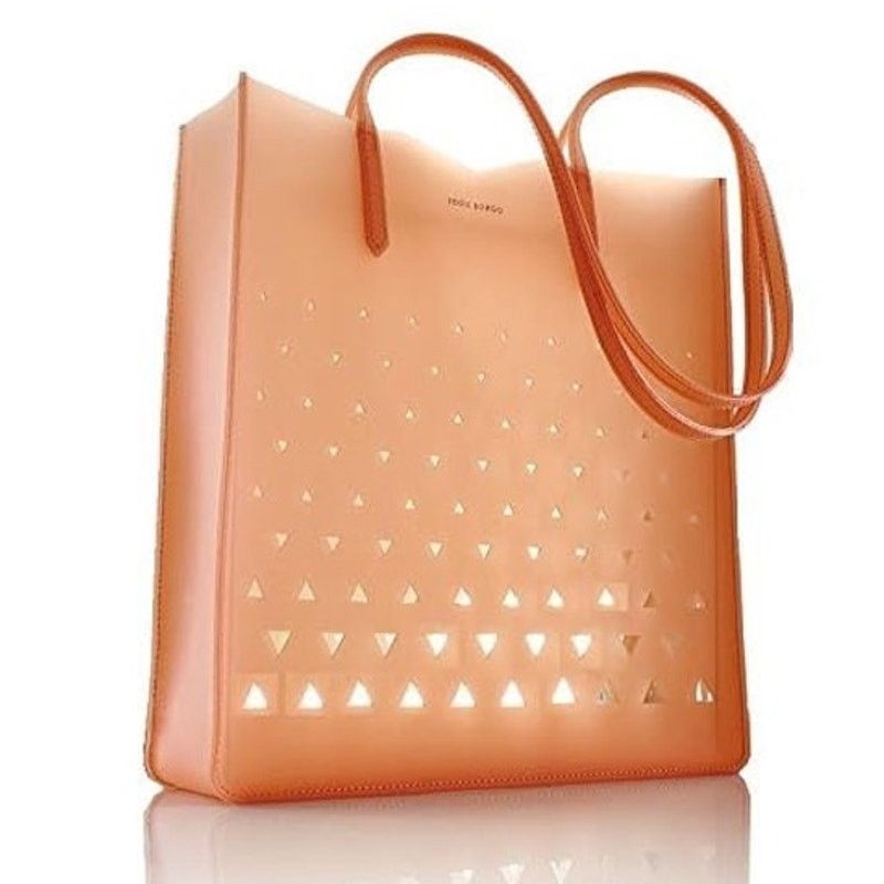 Eddie Borgo Eddie Borgo x Neiman Marcus Pink Jelly Tote Bag Rubber Purse Size ONE SIZE - 9 Thumbnail