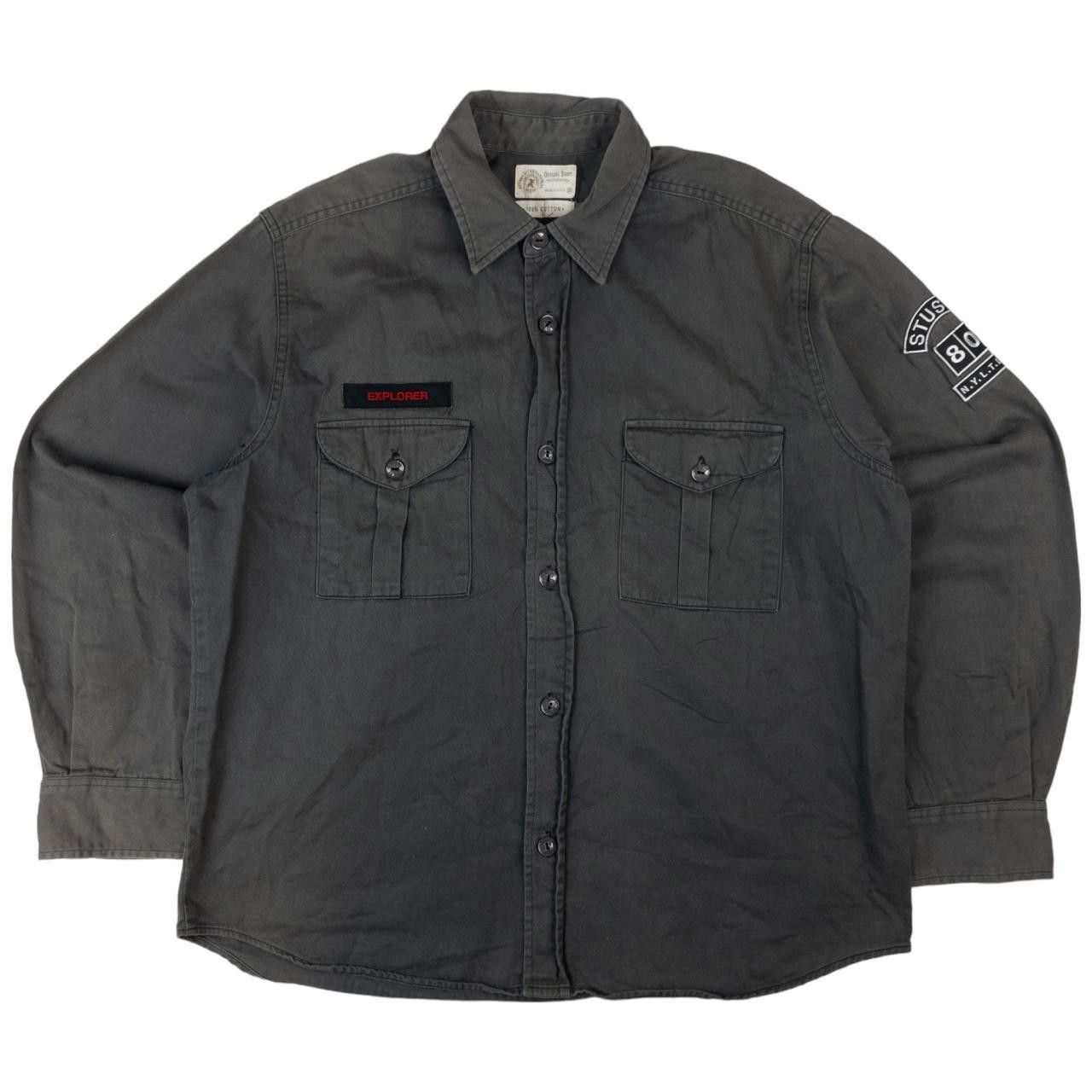 Stussy Vintage Stussy Button Up Long Sleeve Shirt Size L Size US L / EU 52-54 / 3 - 1 Thumbnail