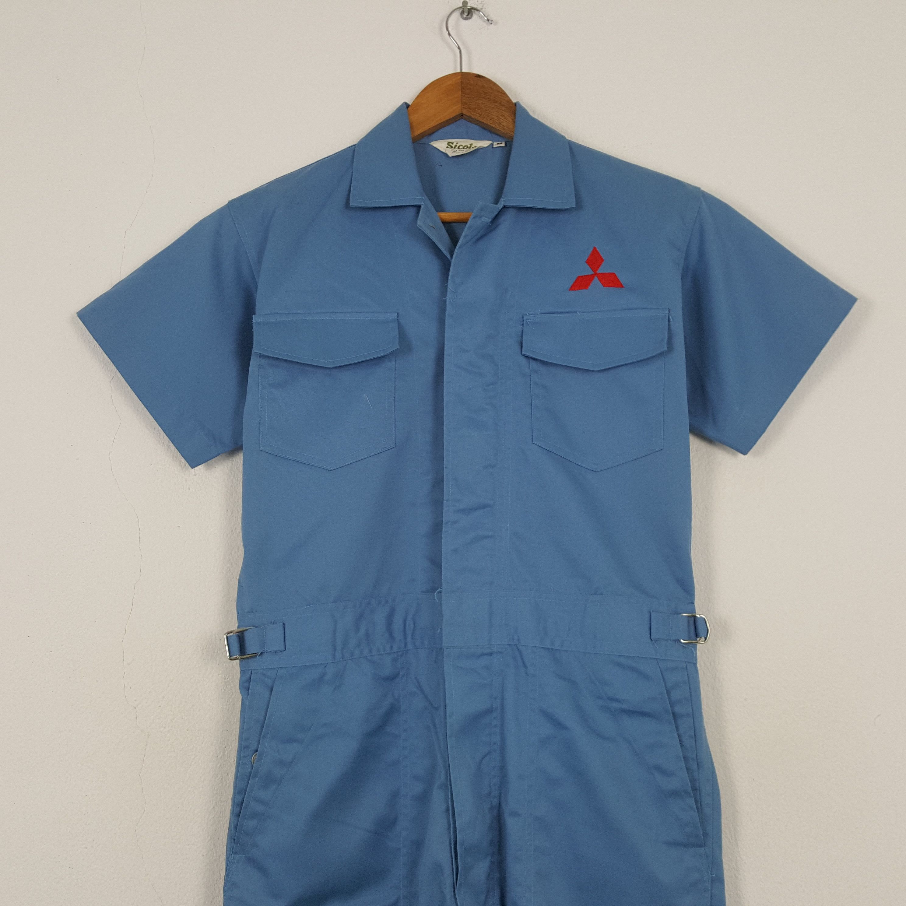 Japanese Brand Vintage Mitsubishi Forklift Japanese Vehicle Coverall RR9 Size US M / EU 48-50 / 2 - 5 Thumbnail