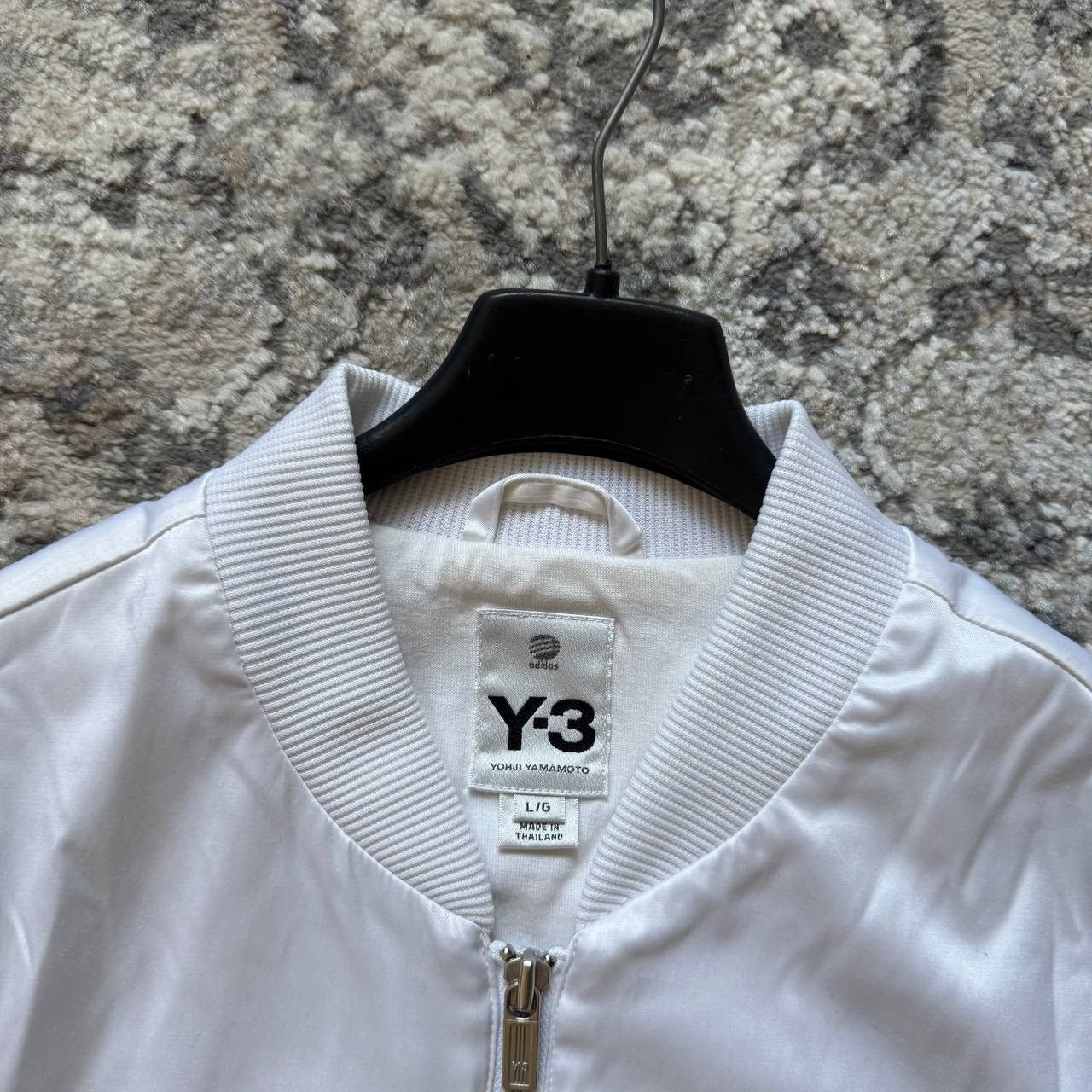 Y-3 Yohji Yamamoto Adidas Y-3 Satin Zip Truck Bomber Jacket Size L / US 10 / IT 46 - 8 Thumbnail