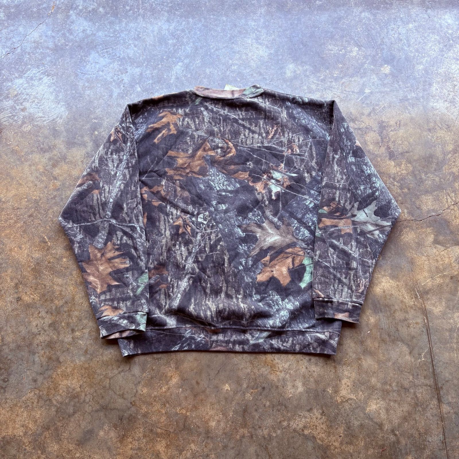 Jerzees Vintage Essential Boxy Jerzees Camo Sweatshirt Size US L / EU 52-54 / 3 - 3 Thumbnail