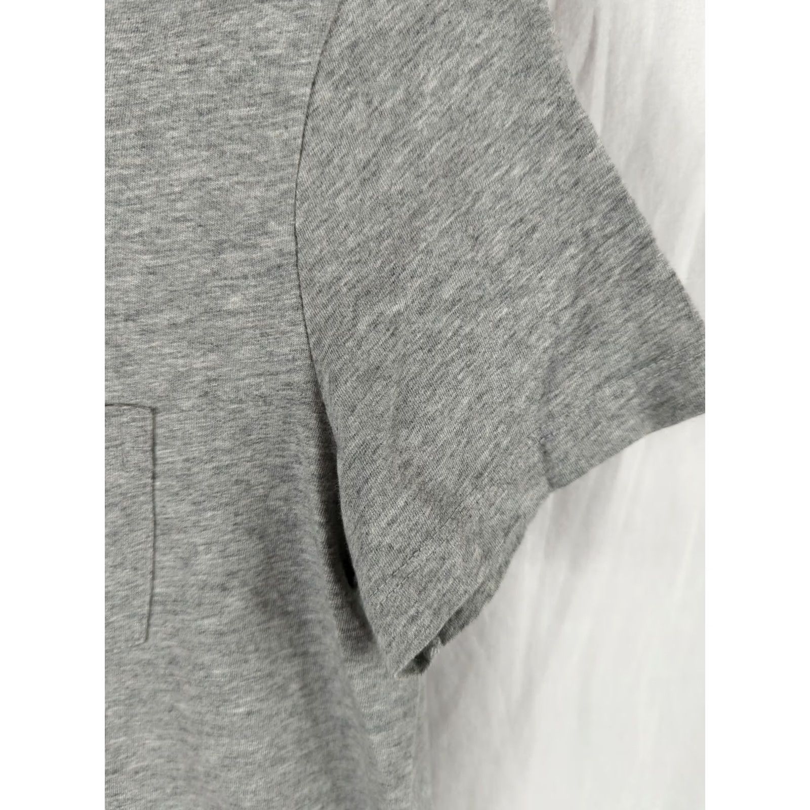 Vintage Ivory Ella Womens T-Shirt Gray Short Sleeve Crew Neck Beach Casual All Seasons 100% Cotton Small S Size S / US 4 / IT 40 - 3 Thumbnail