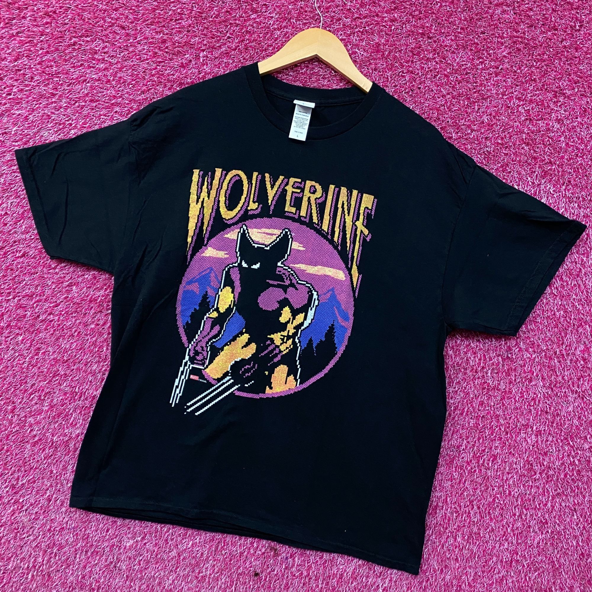 Marvel Comics Marvel Wolverine X-Men Video Game Start Screen Retro T-Shirt Size US L / EU 52-54 / 3 - 3 Thumbnail