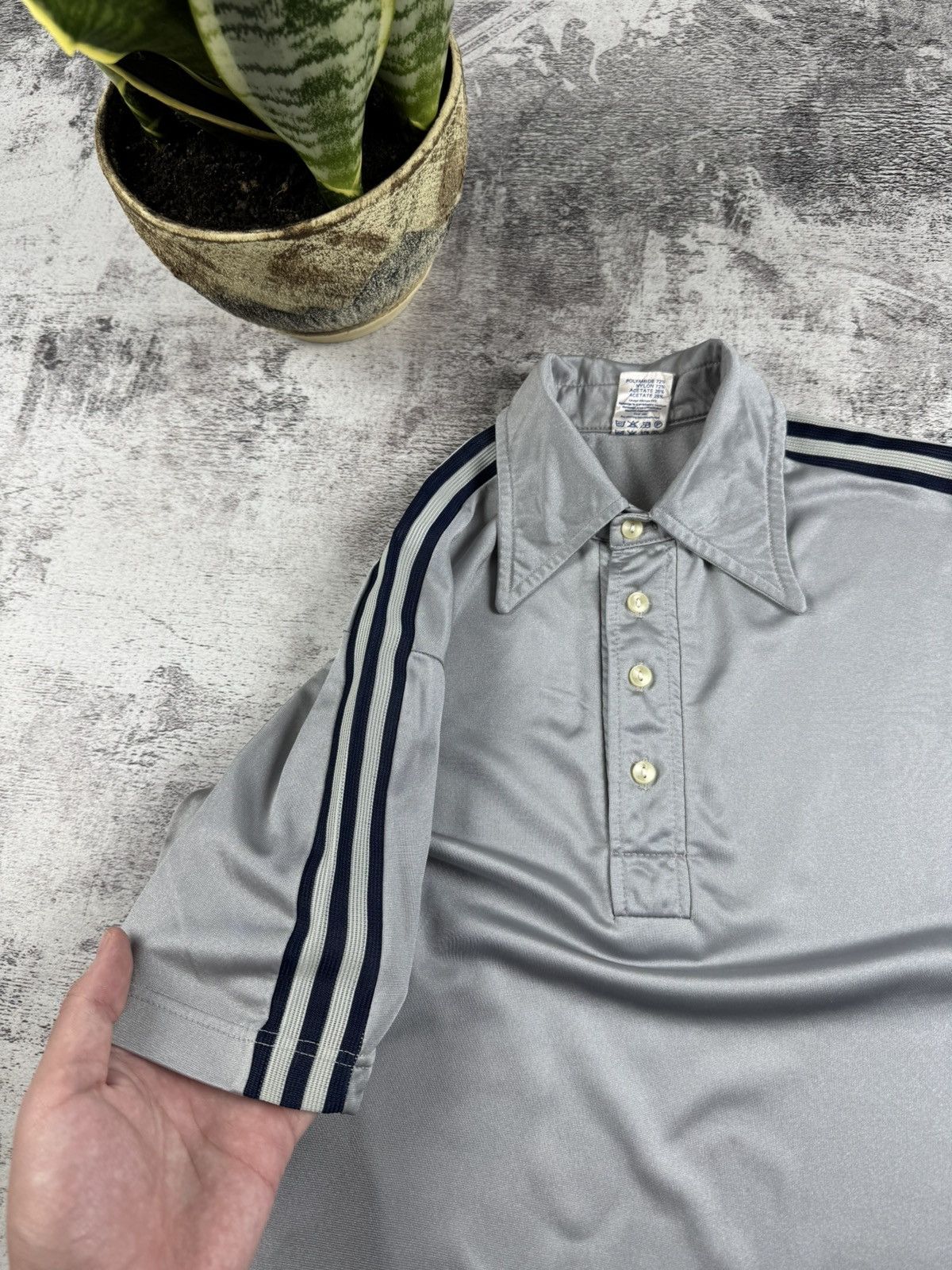 Adidas RARE Adidas Ventex Made in France 70S - 80S Jersey T Shirt Size US S / EU 44-46 / 1 - 10 Thumbnail