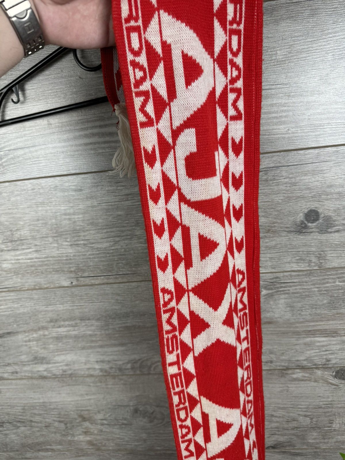 Vintage Vintage Scarf 🧣 Ajax Amsterdam Y2K Drill style Size ONE SIZE - 12 Thumbnail