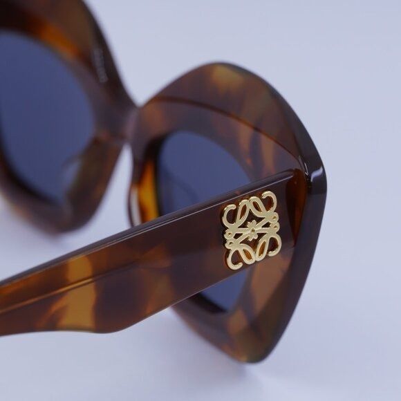 Loewe Loewe LW40127I 53V Sunglasses Blonde Havana Cat Eye Frame Size ONE SIZE - 6 Thumbnail