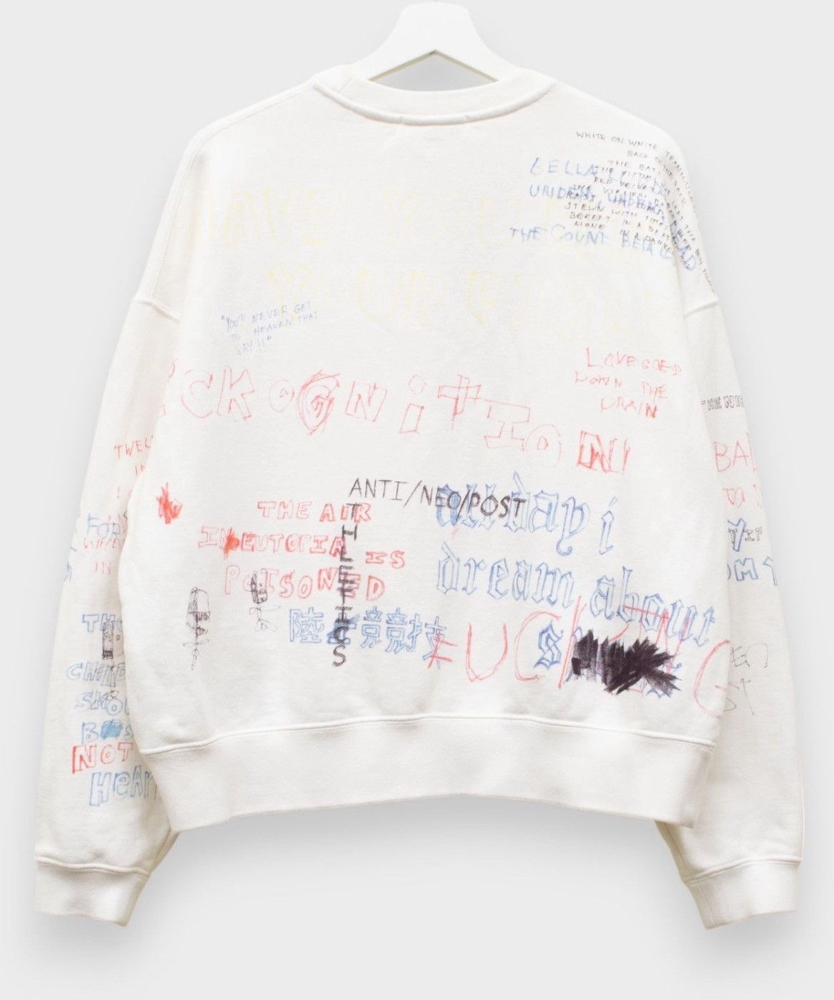 Yeezy Yeezy S5 scribble sweatshirt x Adidas x Henry A. levy Size US L / EU 52-54 / 3 - 10 Thumbnail