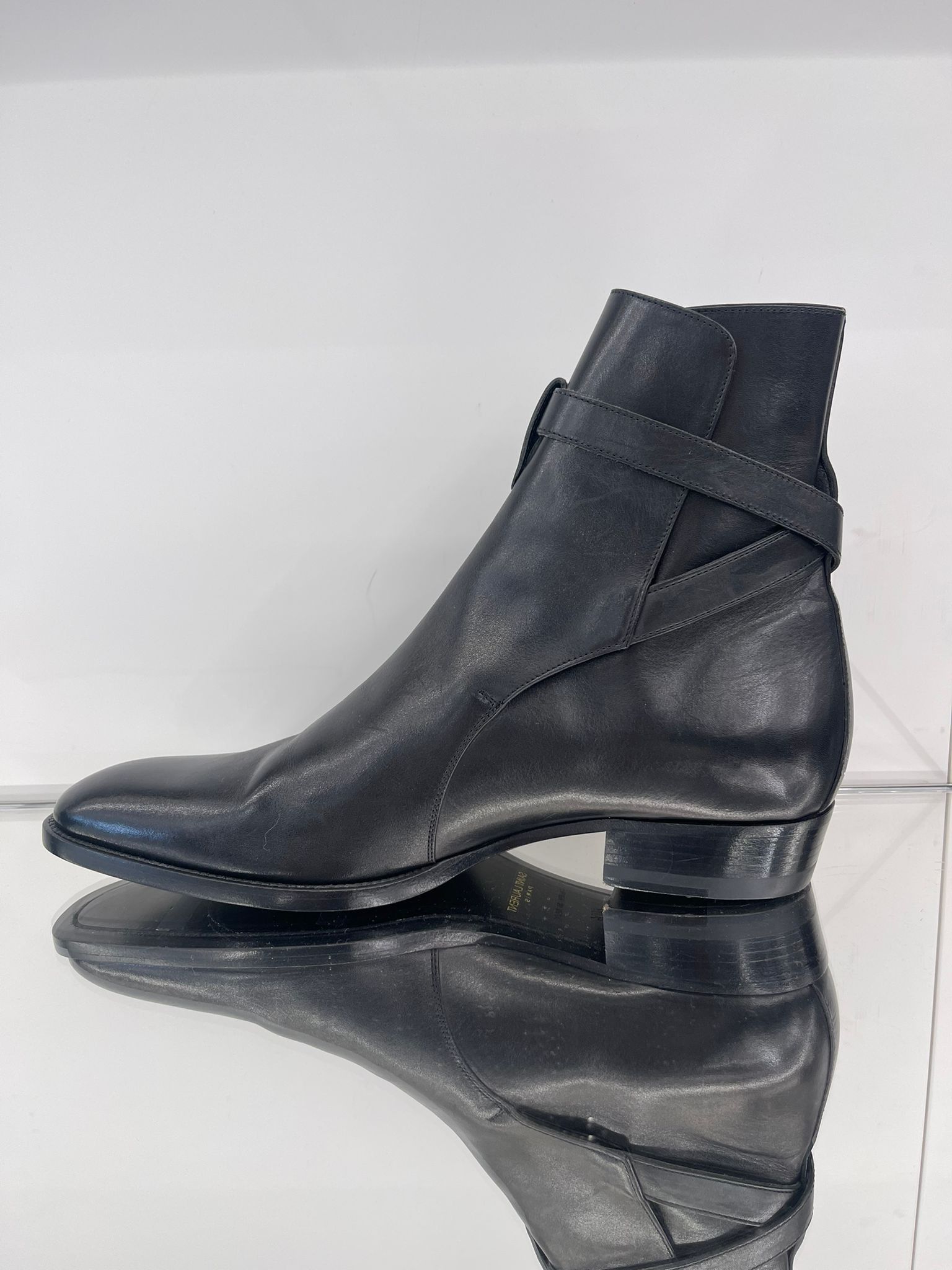 Saint Laurent Paris Wyatt jodhpur boots in smooth leather Size US 7.5 / EU 40-41 - 2 Thumbnail