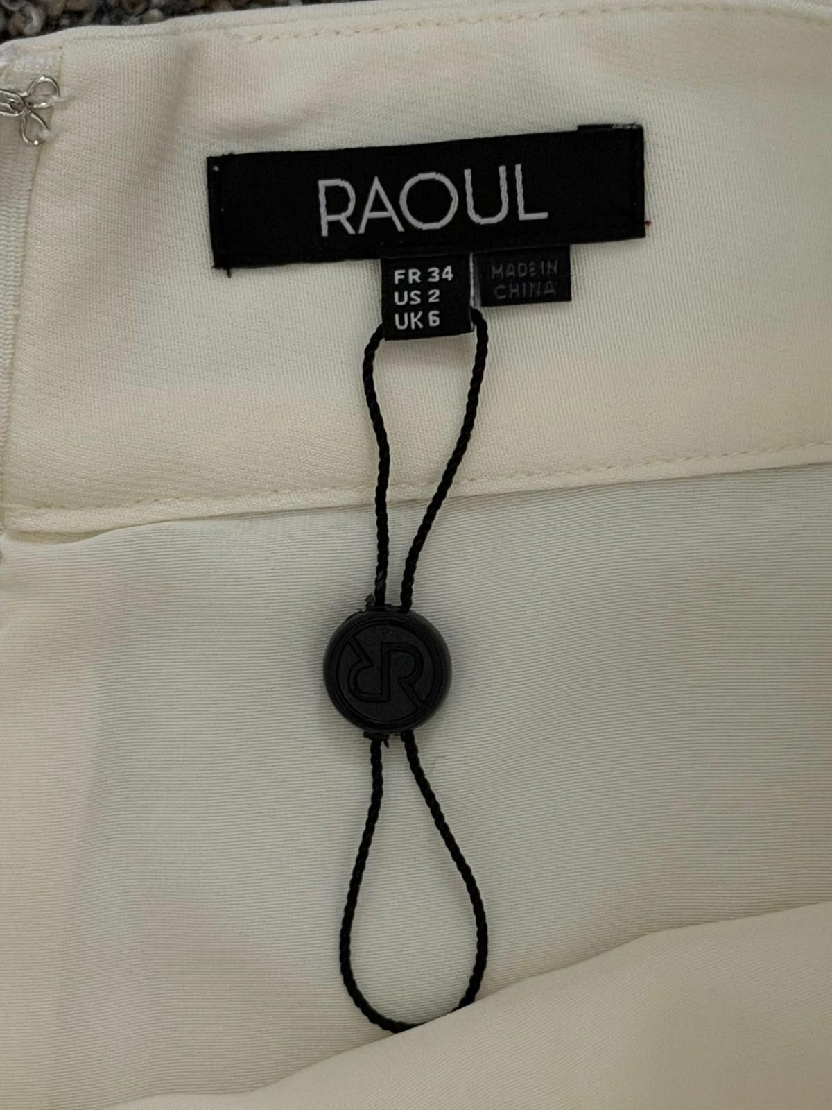 Other RAOUL Pencil Skirt with Back Slit in Ivory (US 2) Size 26" / US 2 / IT 38 - 8 Thumbnail