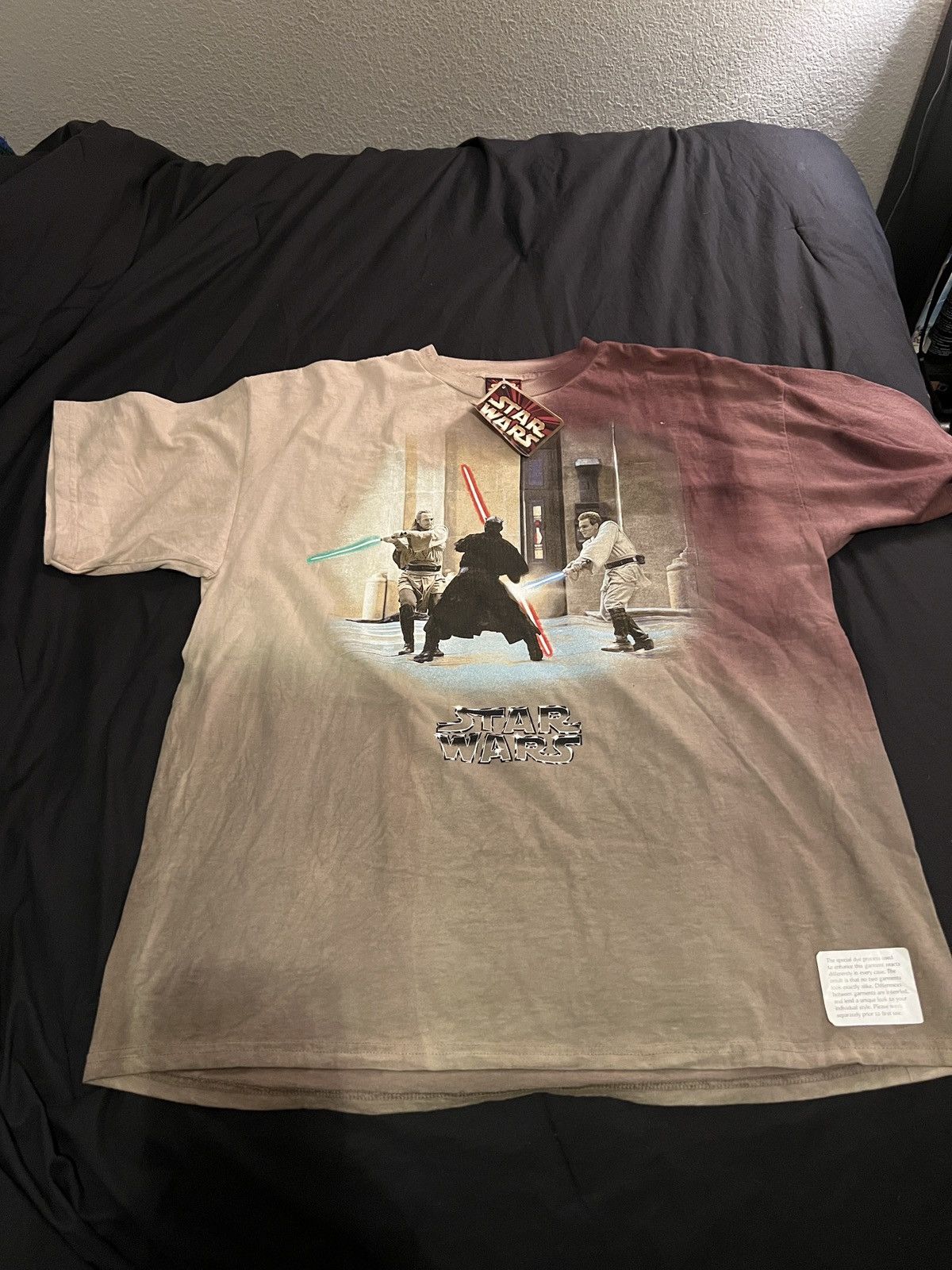 image of Movie x Star Wars Vintage’S Star Wars The Phantom Menace Tee in Beige, Men's (Size XL)