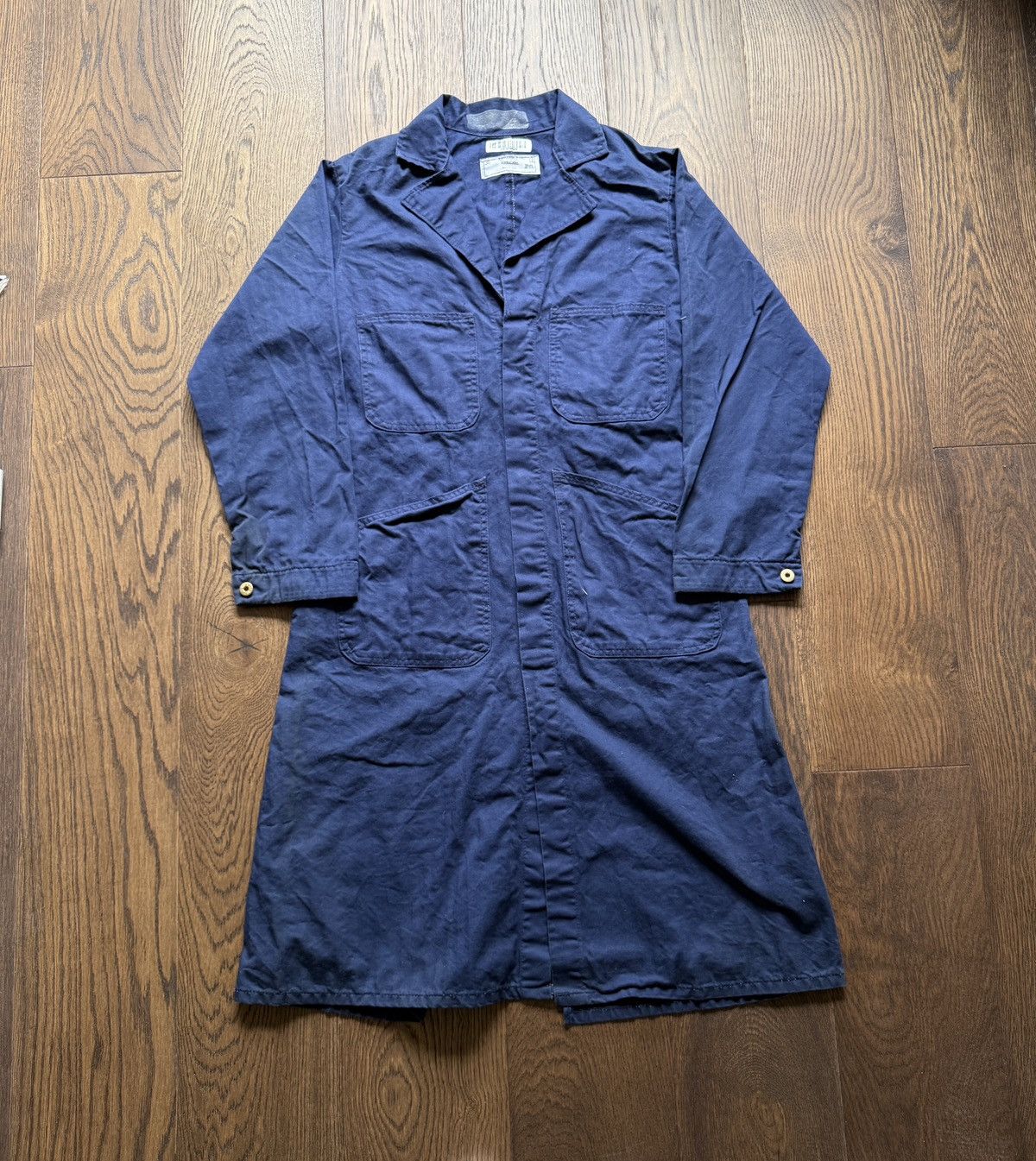 Vintage Vintage 60s Universal Chicago HBT Shop Work Coat NOS Size US M / EU 48-50 / 2 - 1 Thumbnail