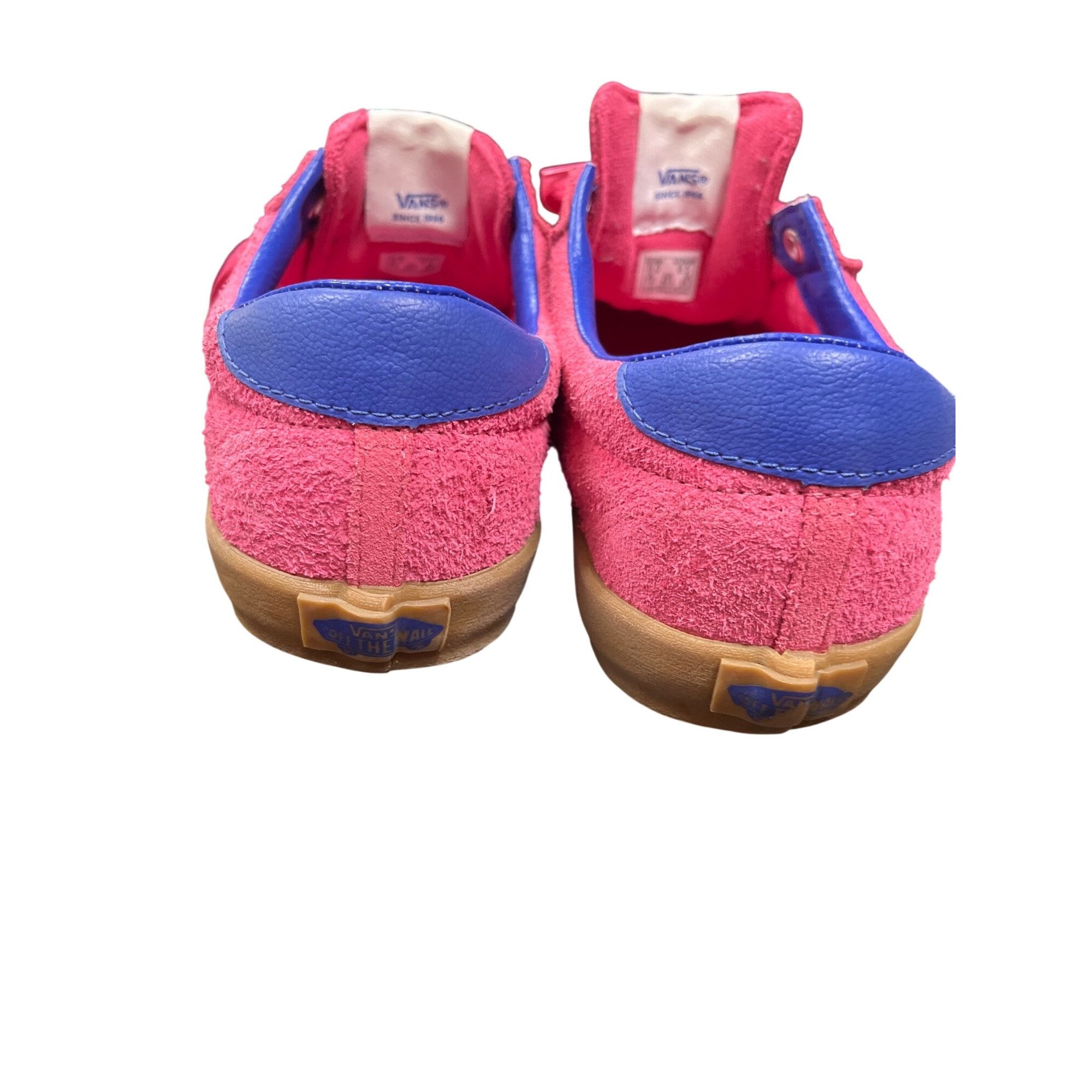 Vans Vans Off The Walls wms pink blue suede low top sneakers shoe Size US 9.5 / IT 39.5 - 12 Thumbnail
