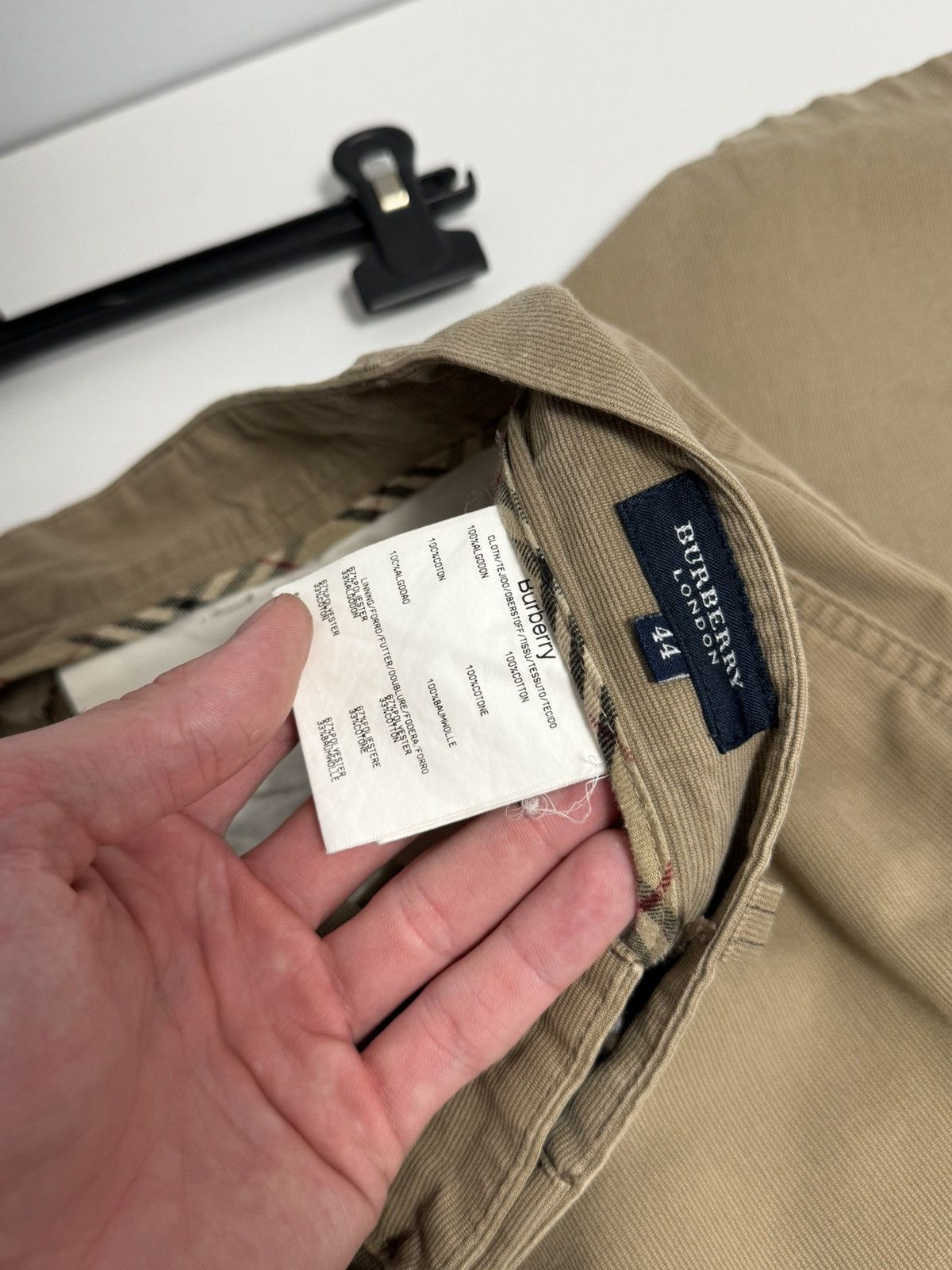 Burberry Vintage Burberry Pants Y2K Made in Spain Size 44 Size US 34 / EU 50 - 13 Thumbnail
