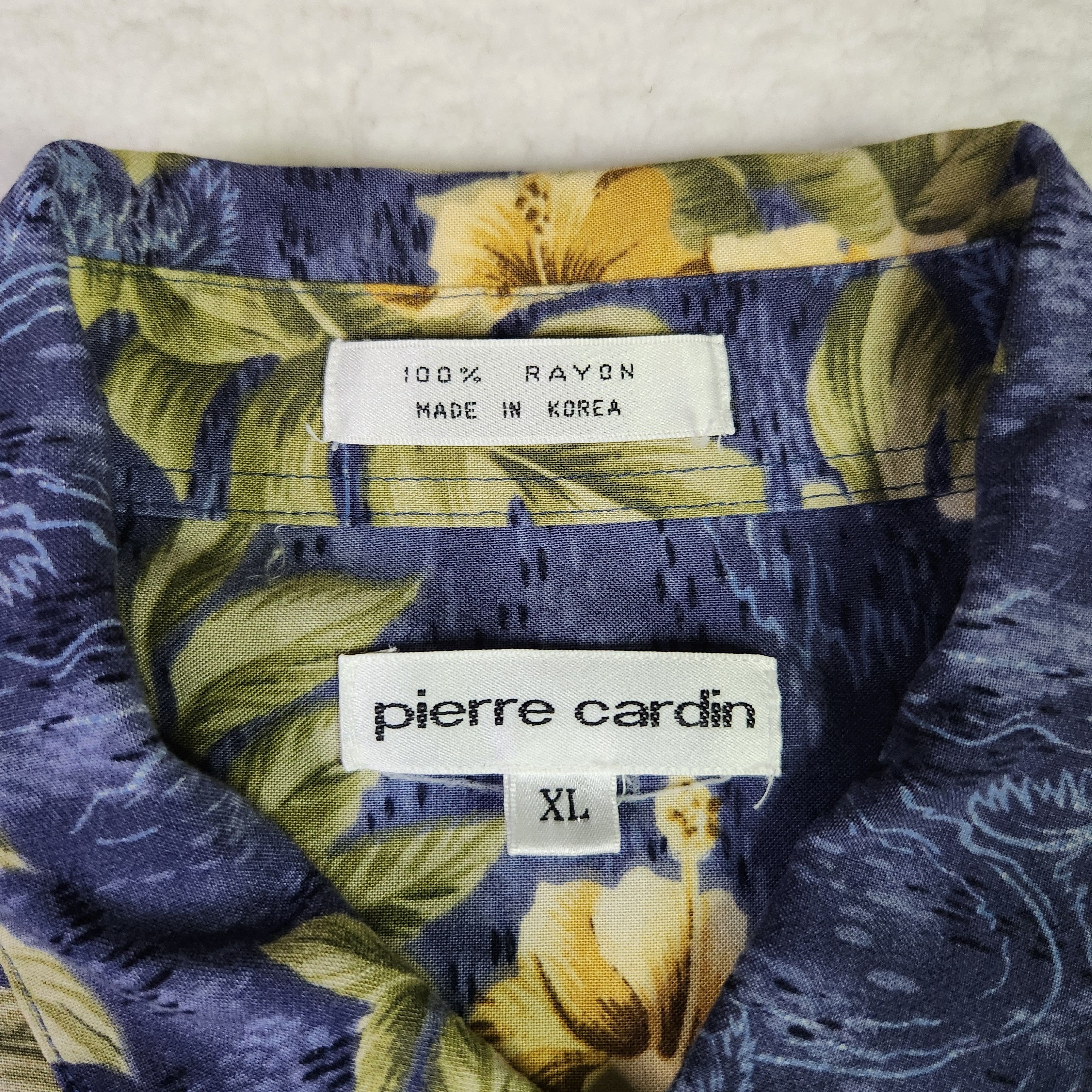 Pierre Cardin Pierre Cardin VINTAGE Hawaiian Shirt XL Floral Button Up Size US XL / EU 56 / 4 - 6 Thumbnail