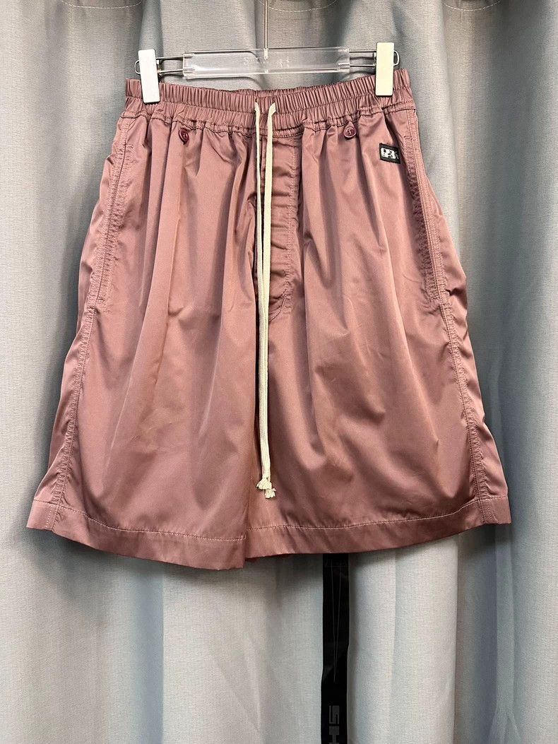 Rick Owens Rick Owens Rare Satin Drawstring Shorts Size US 27 - 1 Thumbnail