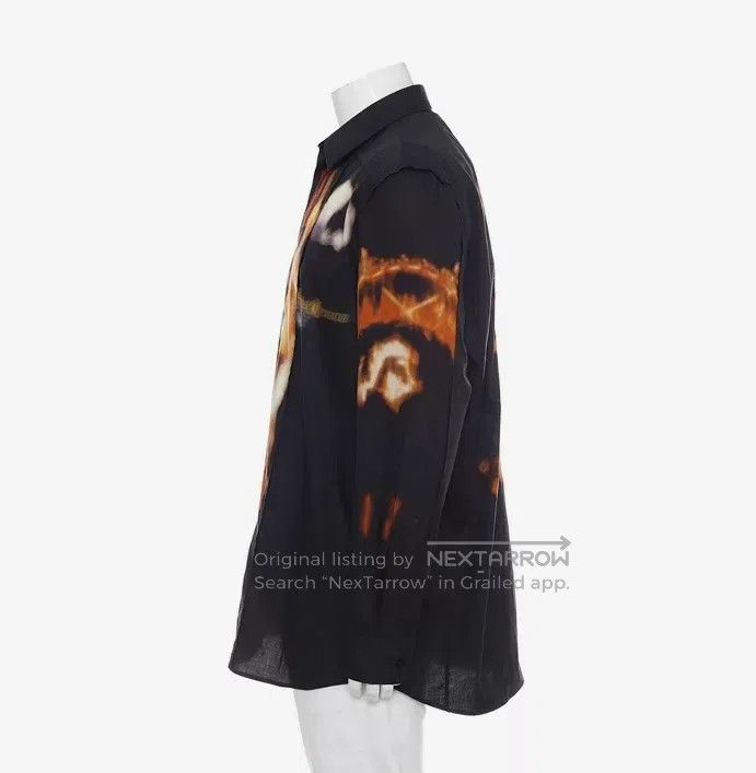 Givenchy Men's Black Printed Shirt