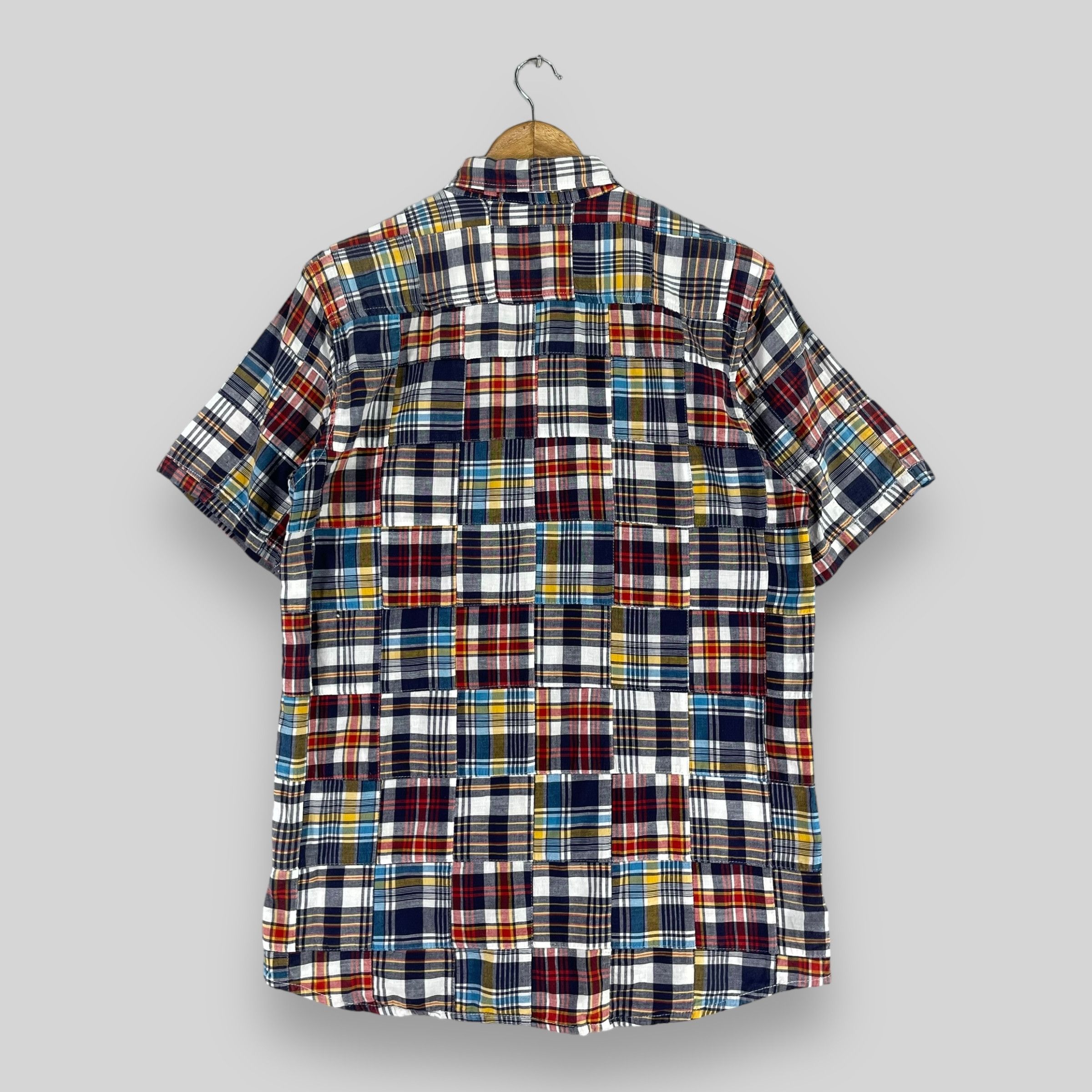 Flannel × Japanese Brand Vintage Patchwork Multi Checkered Tartan Rebuild Flannel Size US M / EU 48-50 / 2 - 7 Thumbnail