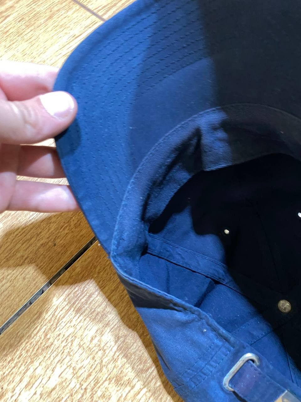 Nike Blue Hats Vintage Nike Cap Y2K metal logo streetwear Size ONE SIZE - 13 Thumbnail