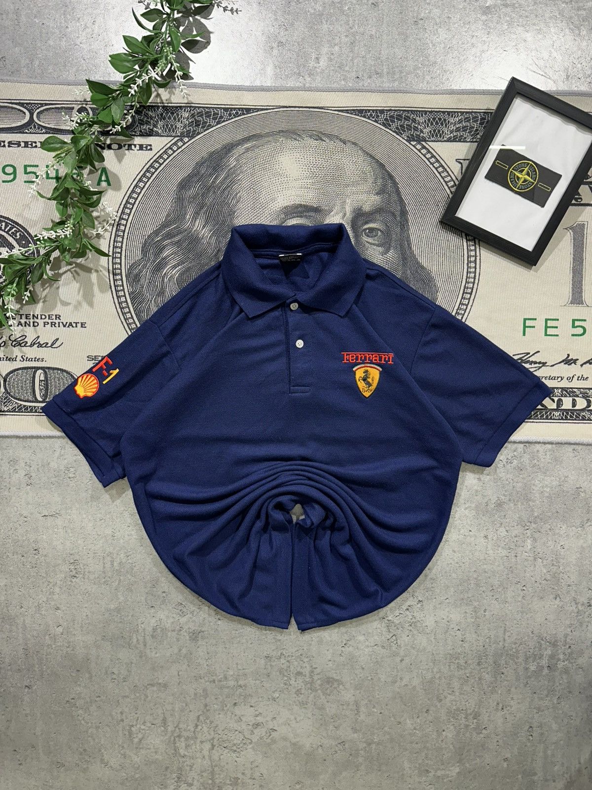 Ferrari Ferrari Italy original formula 1 merch polo shirt Size US M / EU 48-50 / 2 - 1 Thumbnail