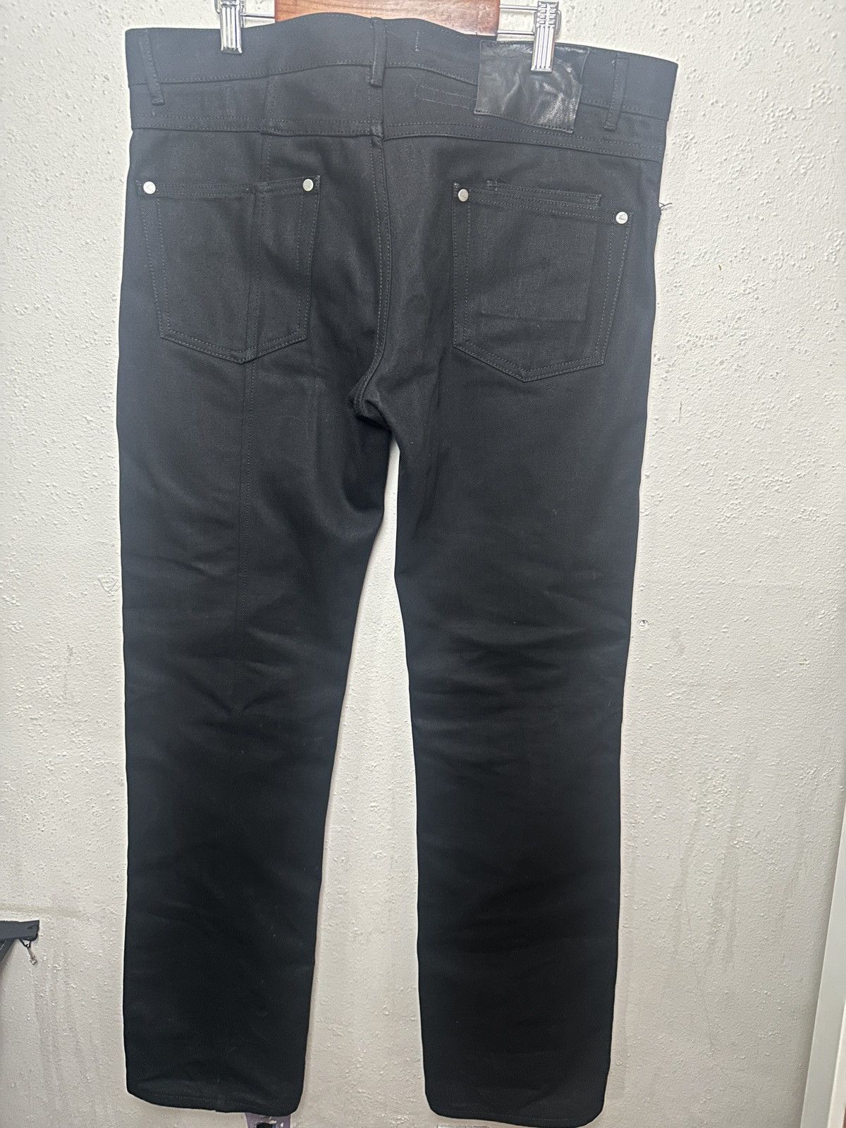 Unsound Rags UNSOUNDRAGS Q CUT JEANS BLACK RAW DENIM Size US 32 / EU 48 - 2 Thumbnail