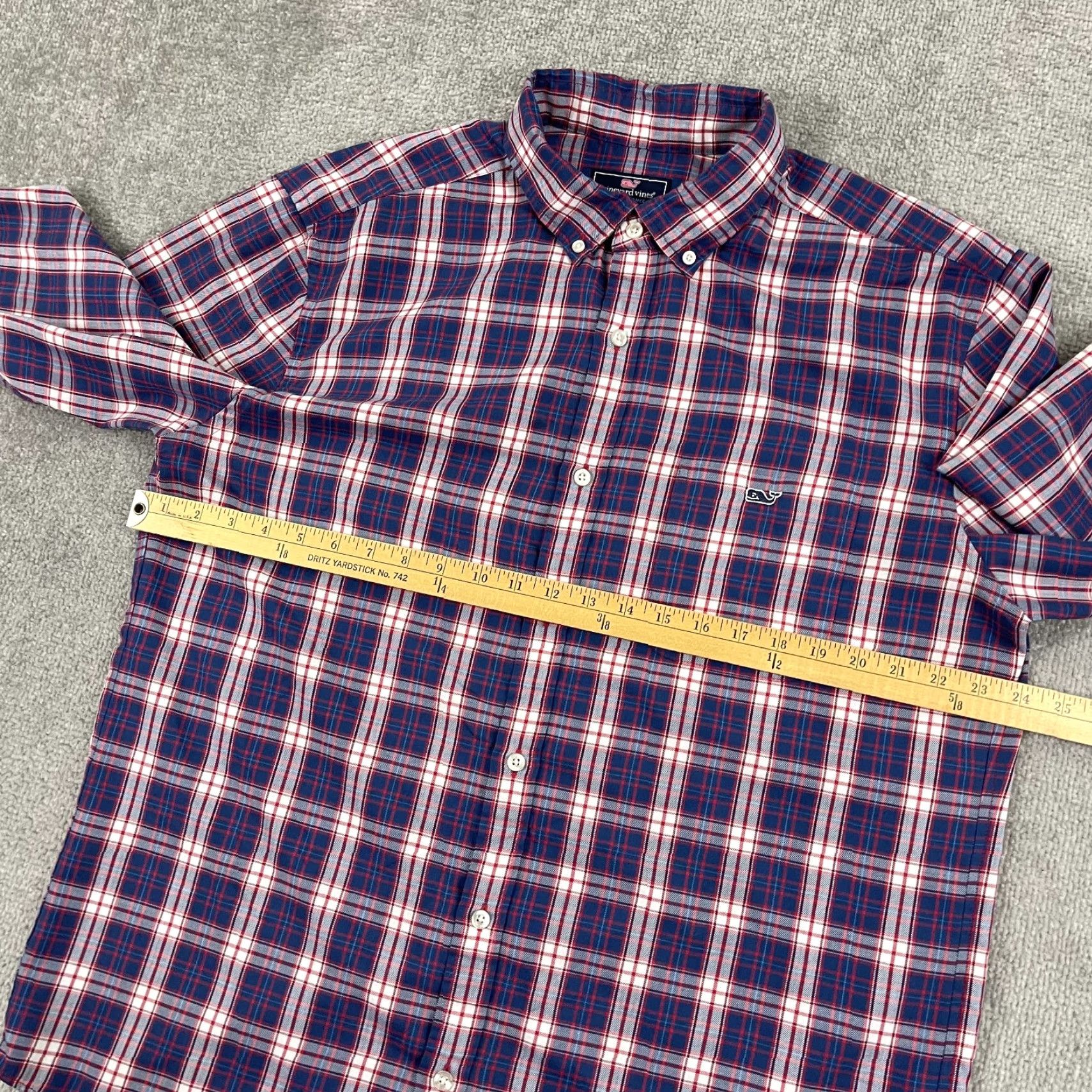 Vineyard Vines Vineyard Vines Tucker Shirt Mens XL Classic Plaid Button-Down, Button-Up, Preppy, Casual, Workwear, All Seasons, Multicolor, Cotton, Classic Fit Size US XL / EU 56 / 4 - 6 Thumbnail