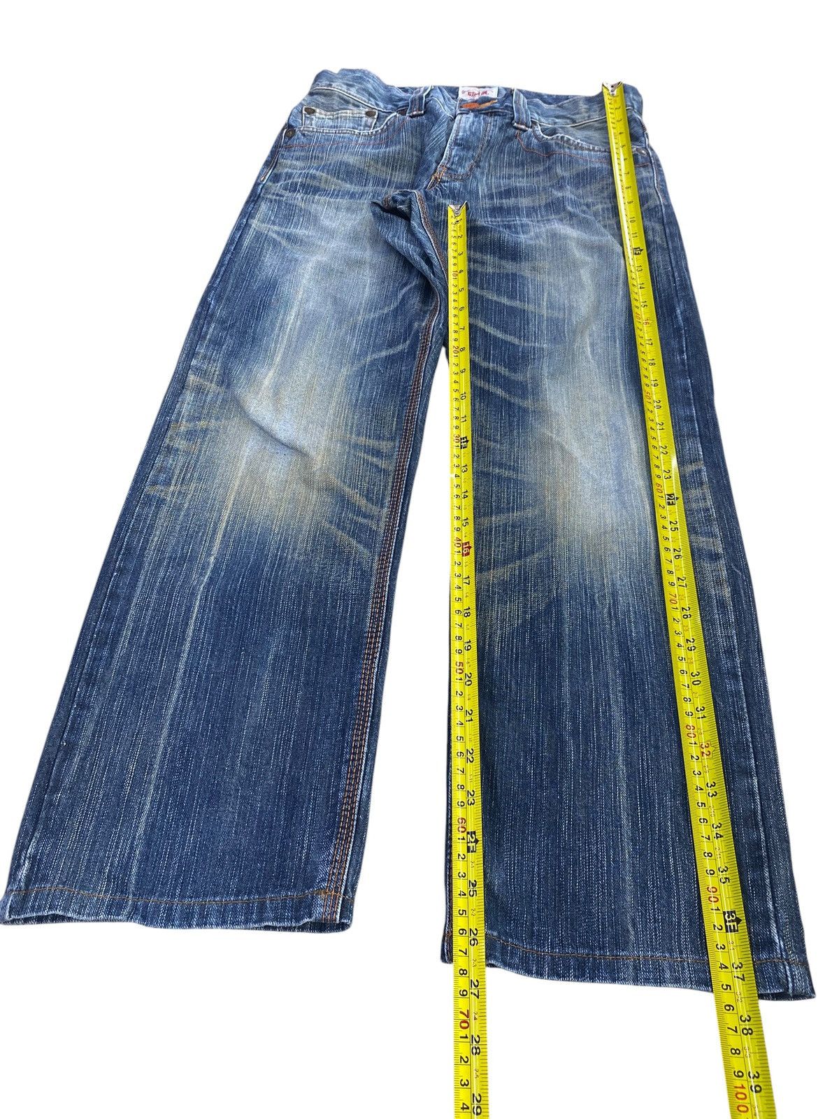 Edwin Edwin Faded Wash Whiskers Style Loose Jeans Size US 30 / EU 46 - 8 Thumbnail