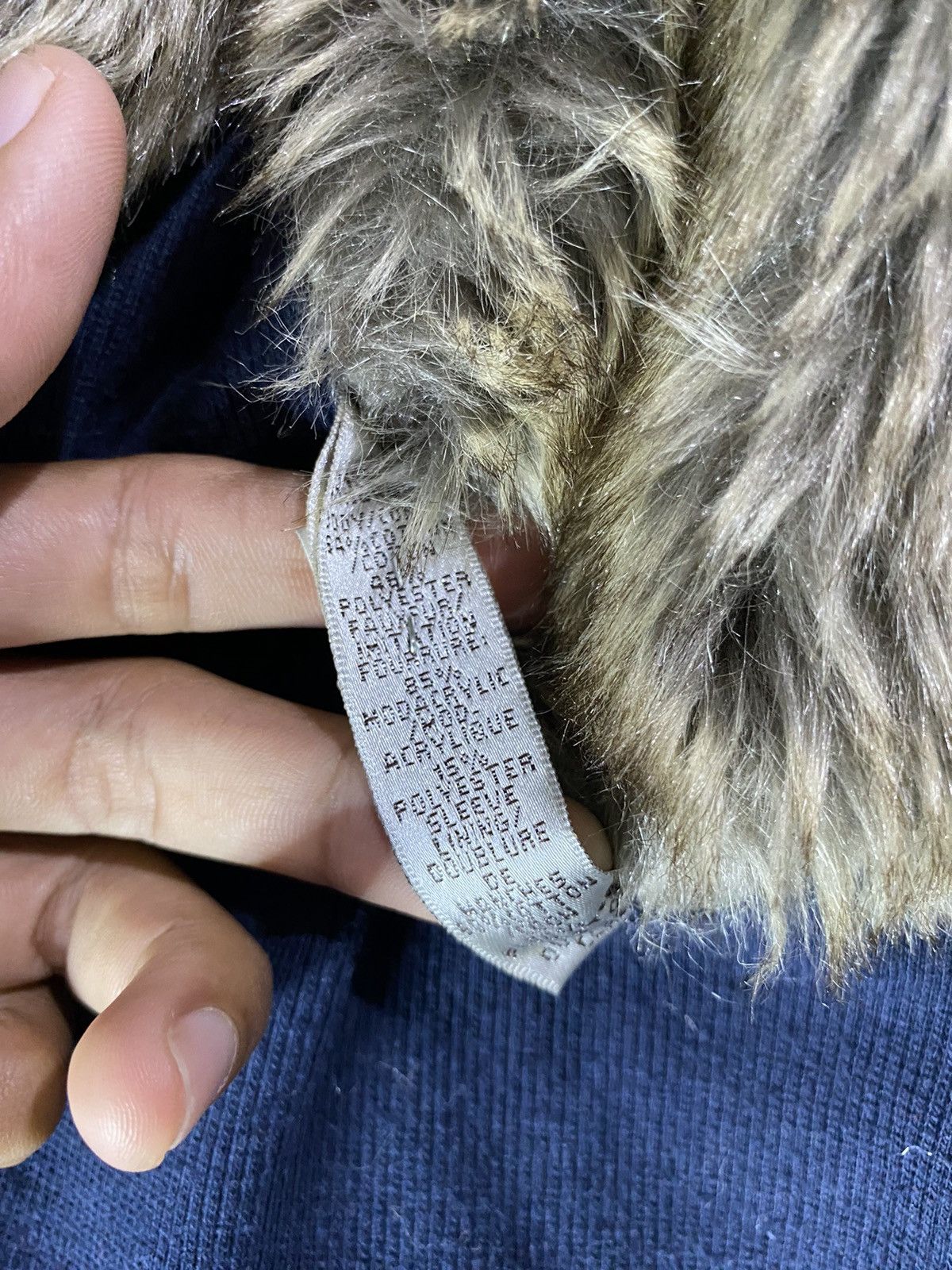 Abercrombie & Fitch Abercrombie embroidered faux fur hoodie Size US S / EU 44-46 / 1 - 10 Thumbnail