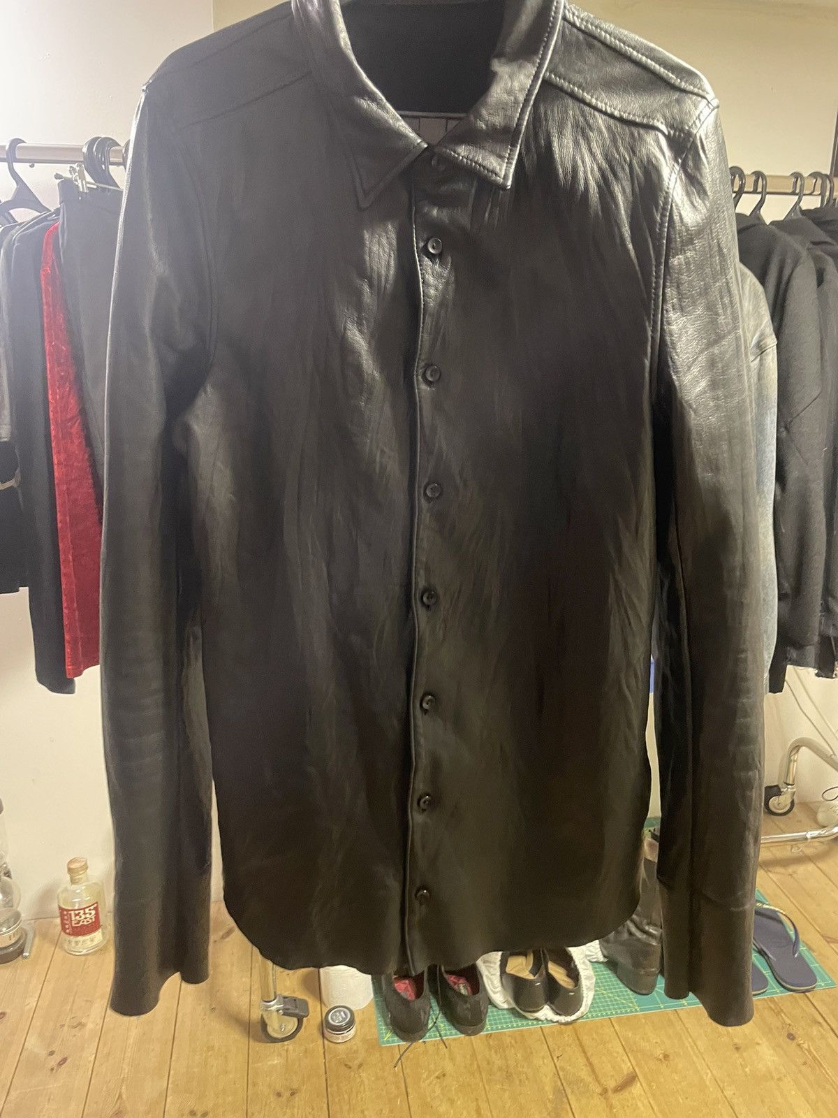 Le Grande Bleu (L.G.B.) L.G.B Leather shirt Size US M / EU 48-50 / 2 - 2 Thumbnail