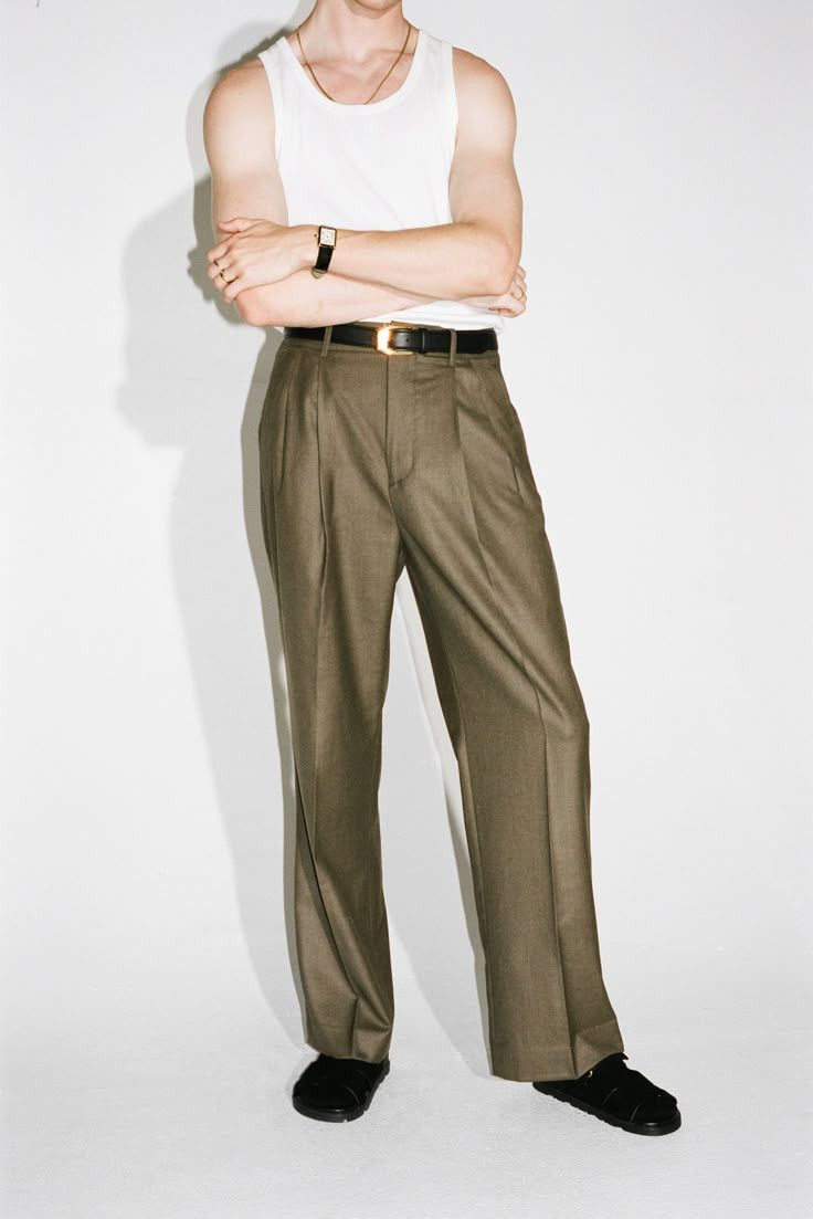 California Arts Wide-Leg Trousers – Taupe