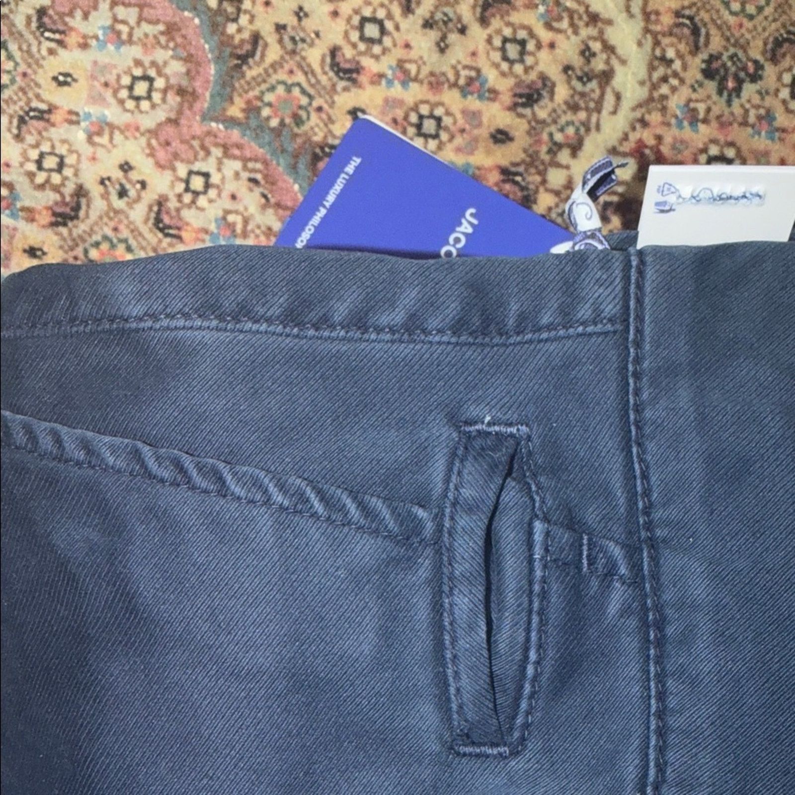 Jacob Cohen Jacob Cohen Dark Blue Trousers Men's Pants Size 35 Size US 35 - 14 Thumbnail