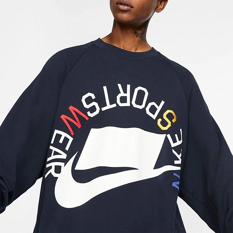 Nike Nike Sportswear NSW French Terry Crew Baggy Sweatshirt Size US M / EU 48-50 / 2 - 2 Thumbnail