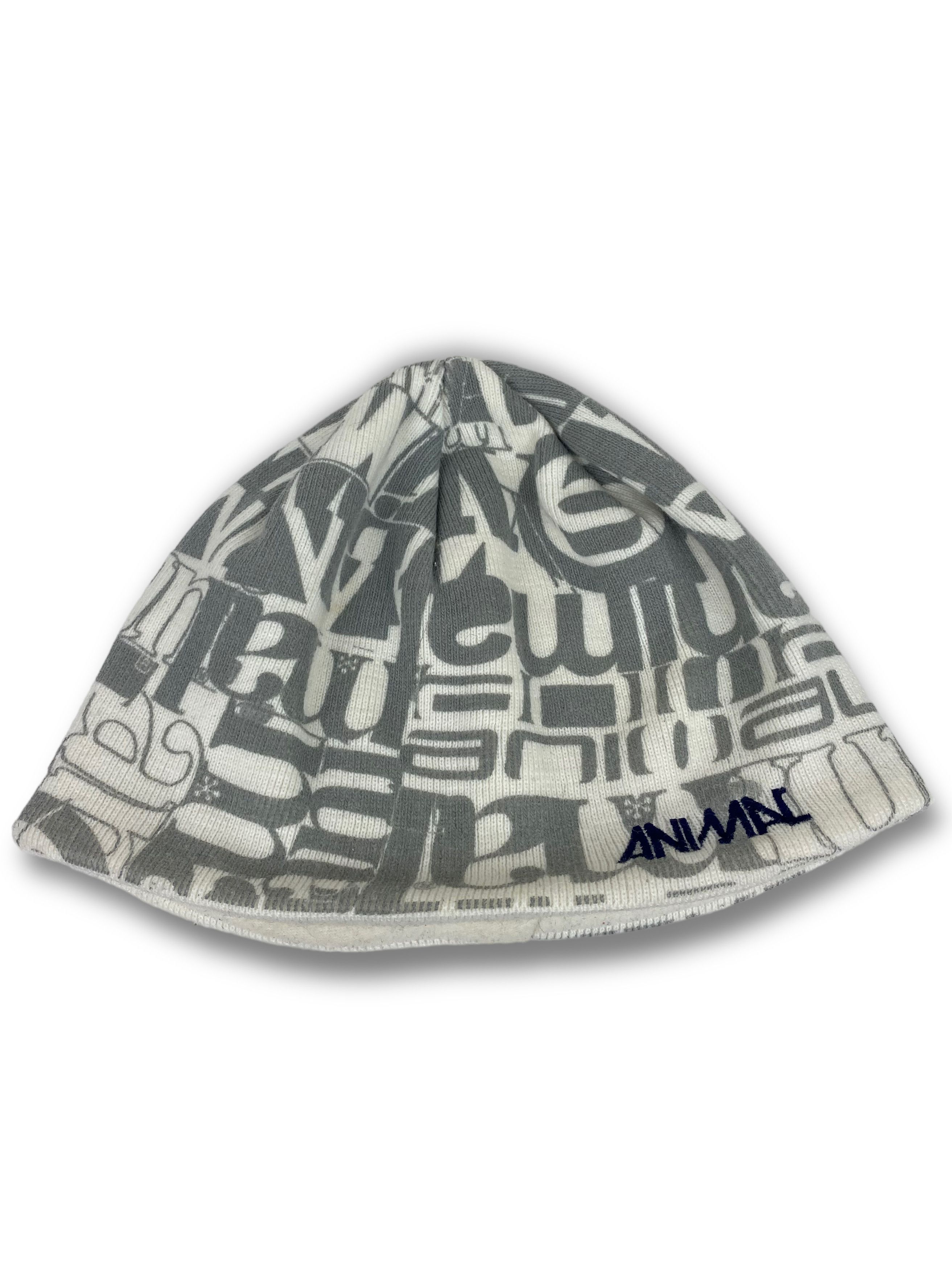 Vintage Vintage ANIMAL Y2K Monogram Warm Winter Hat M509 Size ONE SIZE - 1 Thumbnail