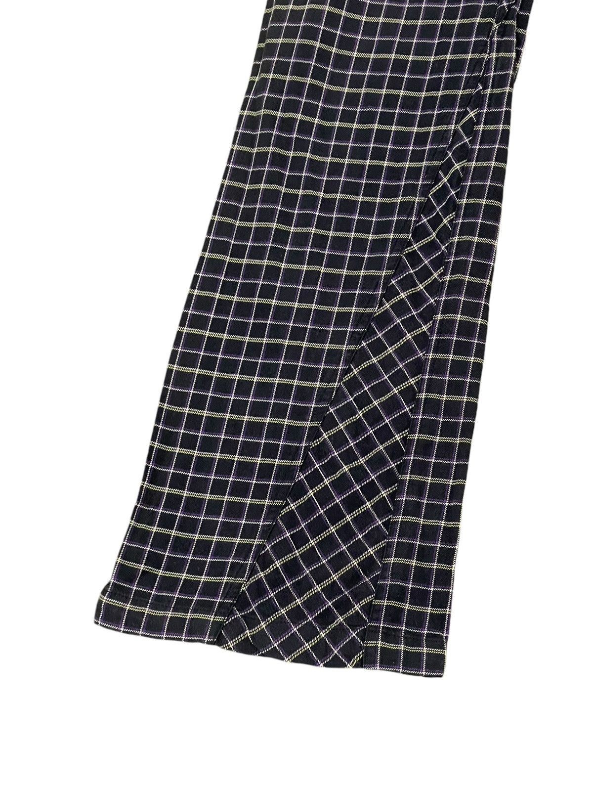 Le Grande Bleu (L.G.B.) Flare Pant Oakley Plaid Stretch Boot Cut 8🟦9 Size US 31 - 5 Thumbnail