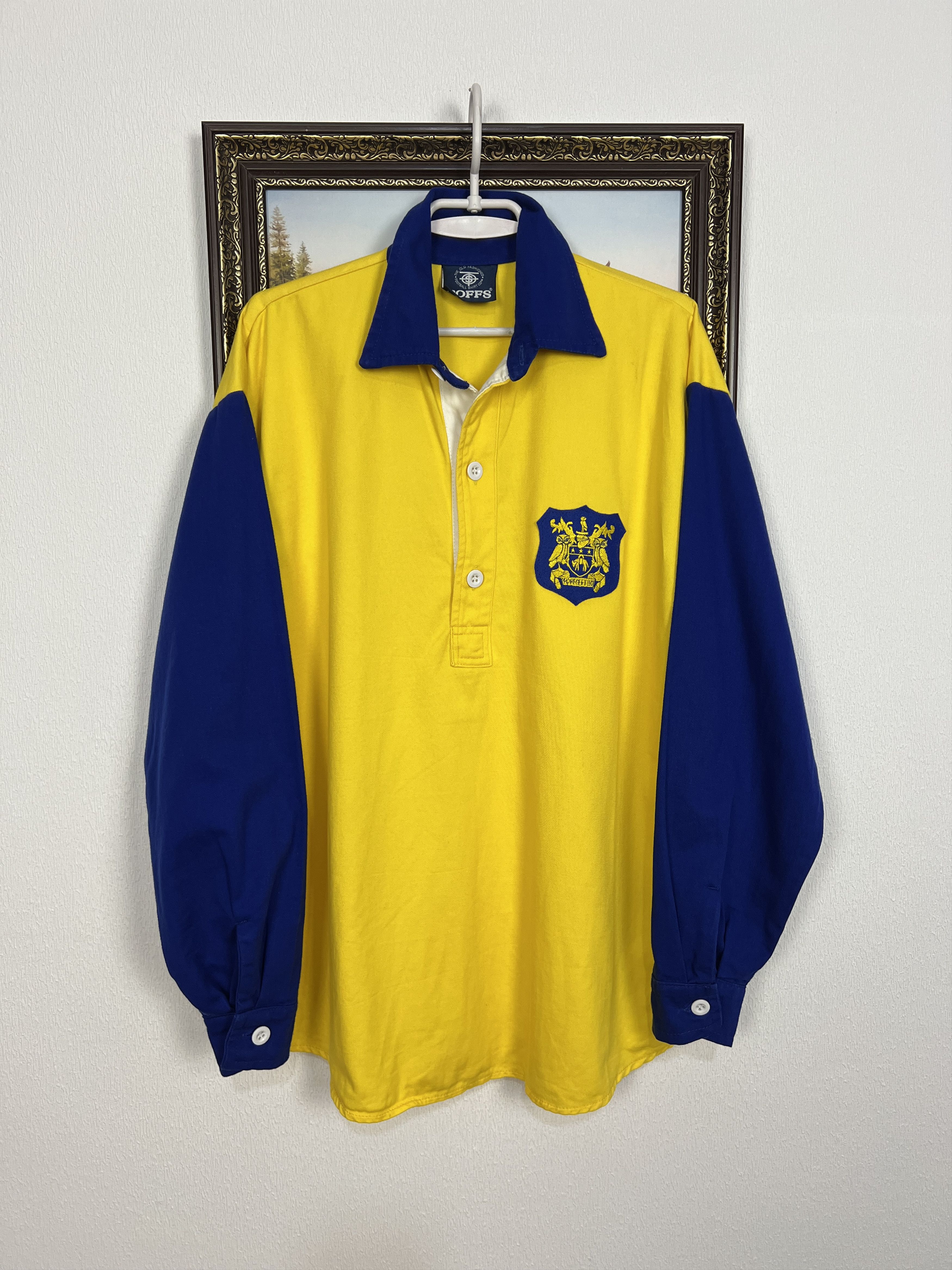 Vintage Leeds United Replicas football shirt 1934 Long Sleeve Jersey Size US L / EU 52-54 / 3 - 1 Thumbnail