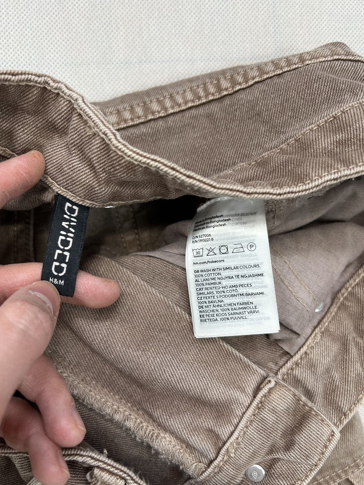 Nike × Vintage Cargo Pants Brown Y2K Vintage Multi Pocket Size US 31 - 3 Thumbnail