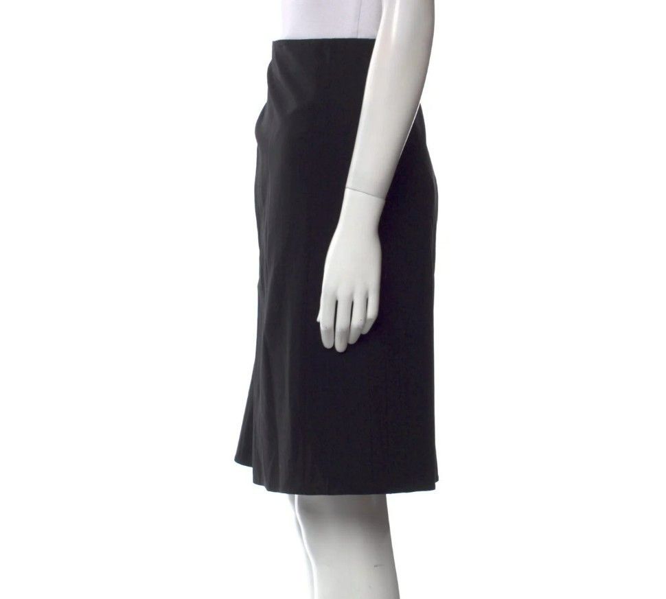 Giorgio Armani Giorgio Armani Black Wool Skirt – Zip Closure, Size 44 (IT) Size 30" / US 8 / IT 44 - 5 Thumbnail