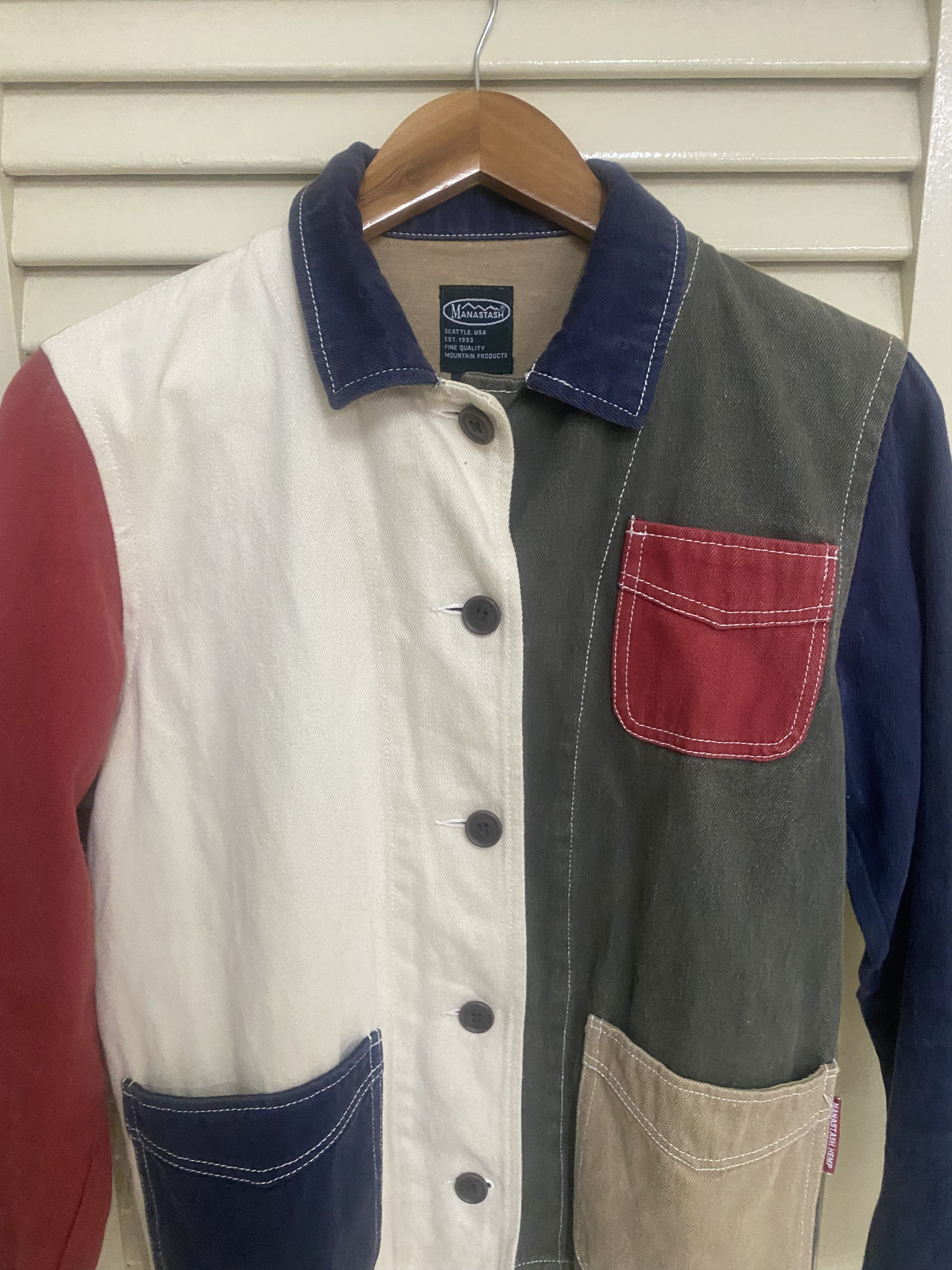 Kapital Manastash Hemp Kapital Patch Work Denim Jacket Size US M / EU 48-50 / 2 - 3 Thumbnail