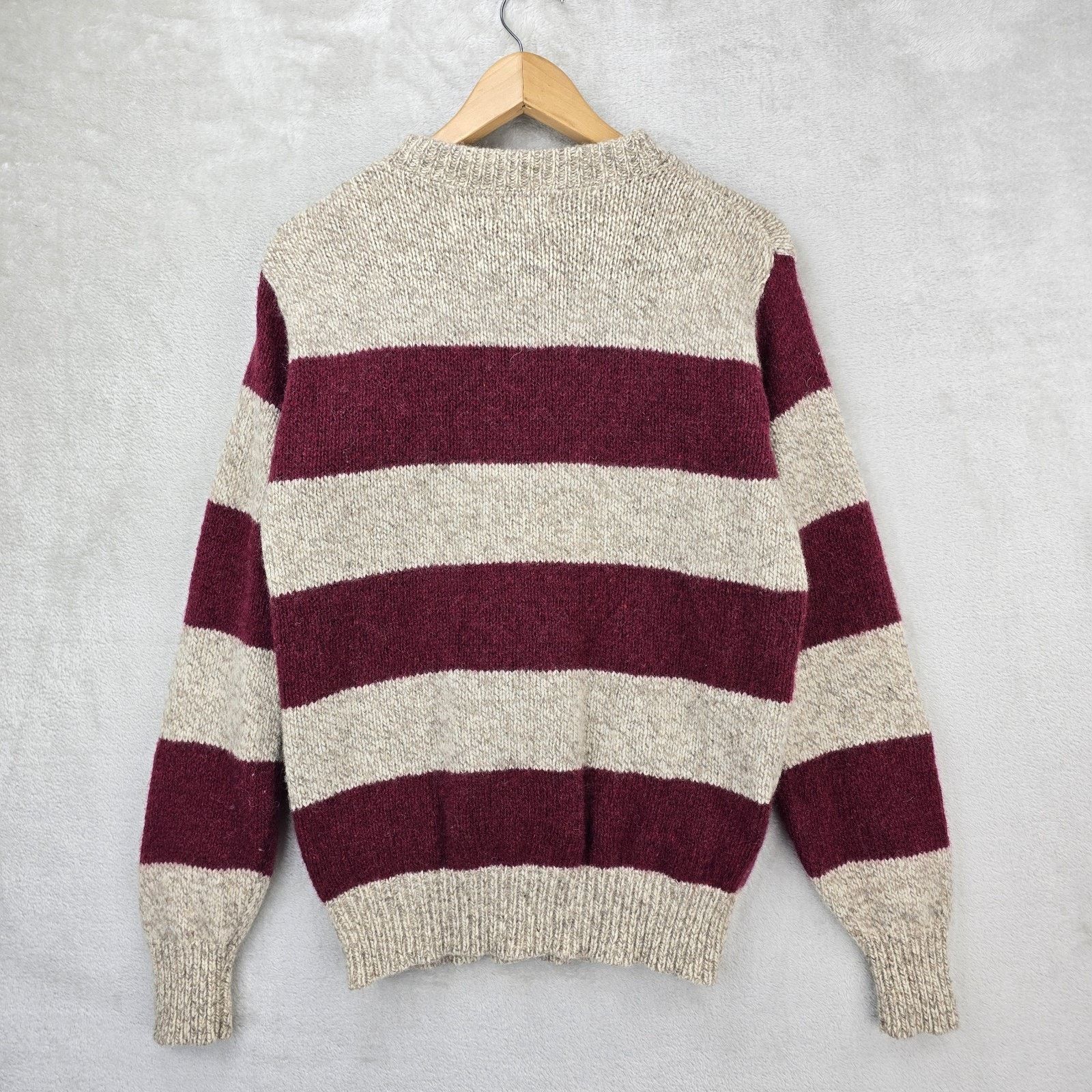 L.L. Bean Vintage L.L. Bean Wool Knit Sweater Womens Medium 80s USA Size M / US 6-8 / IT 42-44 - 5 Thumbnail