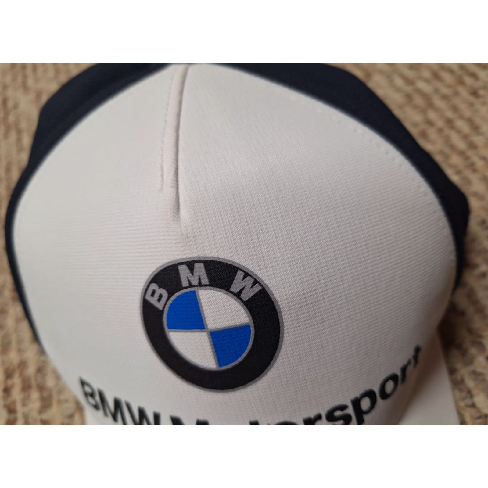 BMW BMW MOTORSPORT Baseball Cap Unisex White Cap One Size Fits All Adjustable Snapback Sport Cap PUMA BMW 80s 90s USA City Logo Size ONE SIZE - 4 Thumbnail
