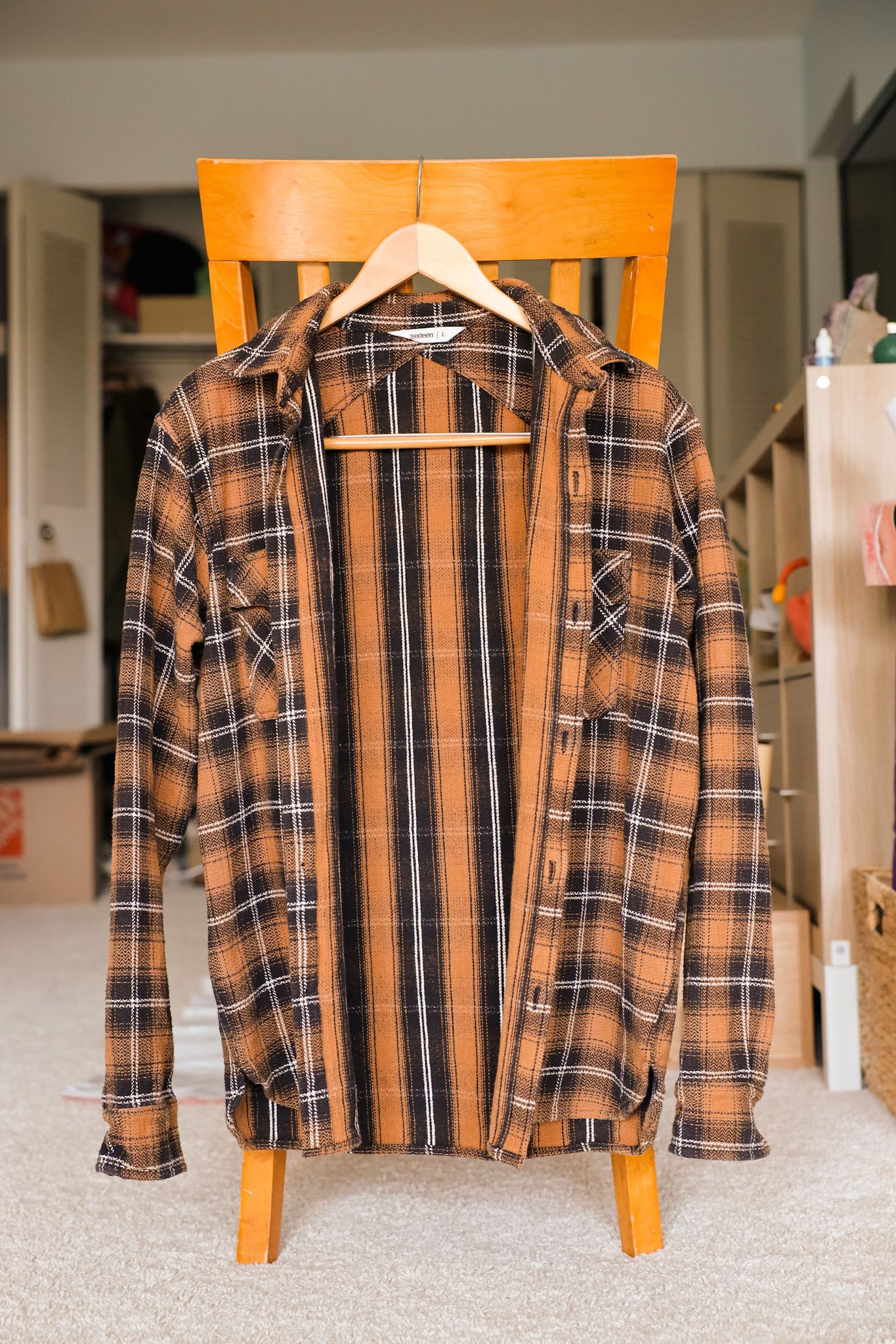 3sixteen Crosscut Flannel in Sienna Size US L / EU 52-54 / 3 - 4 Thumbnail